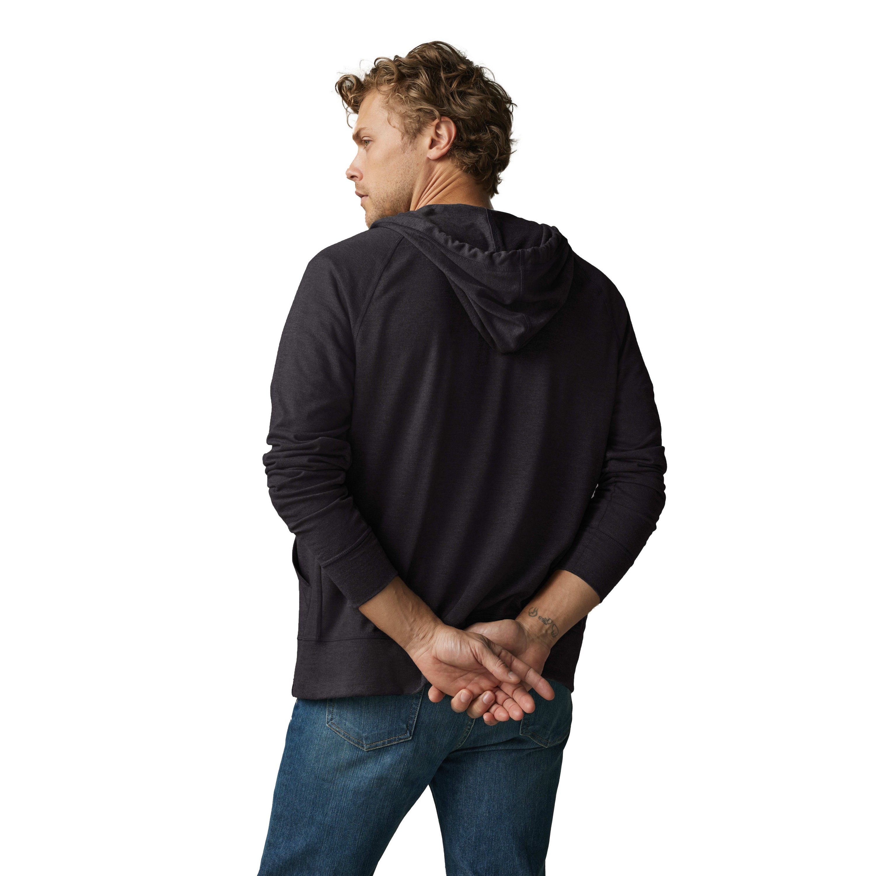 Picture of Men's American Giant Lightweight Full Zip Hoodie