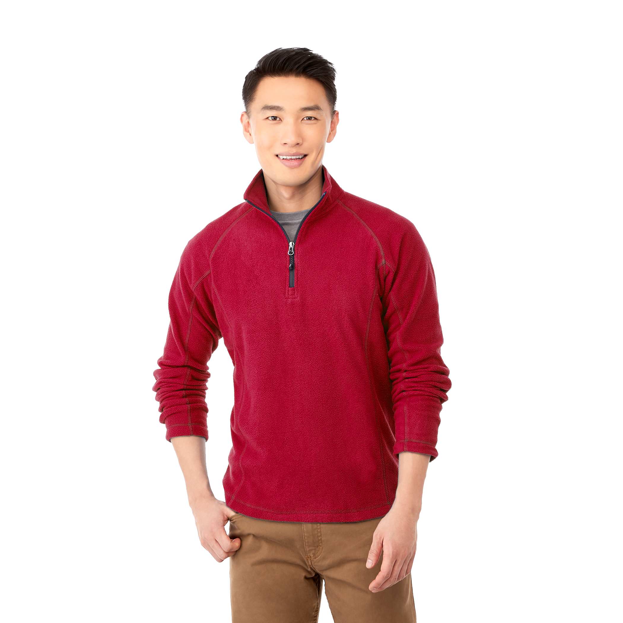 Picture of Men's BOWLEN Poly Microfleece Quarter Zip