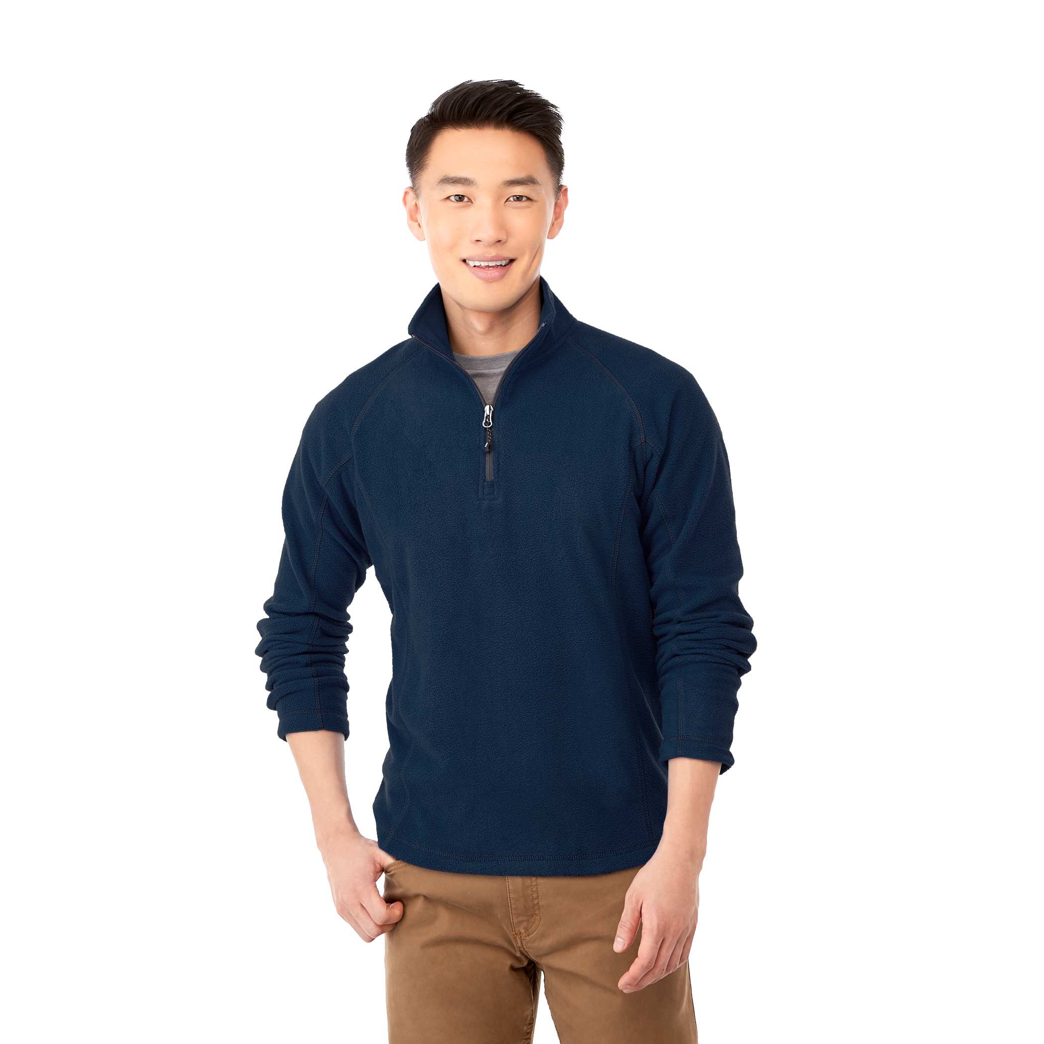 Picture of Men's BOWLEN Poly Microfleece Quarter Zip