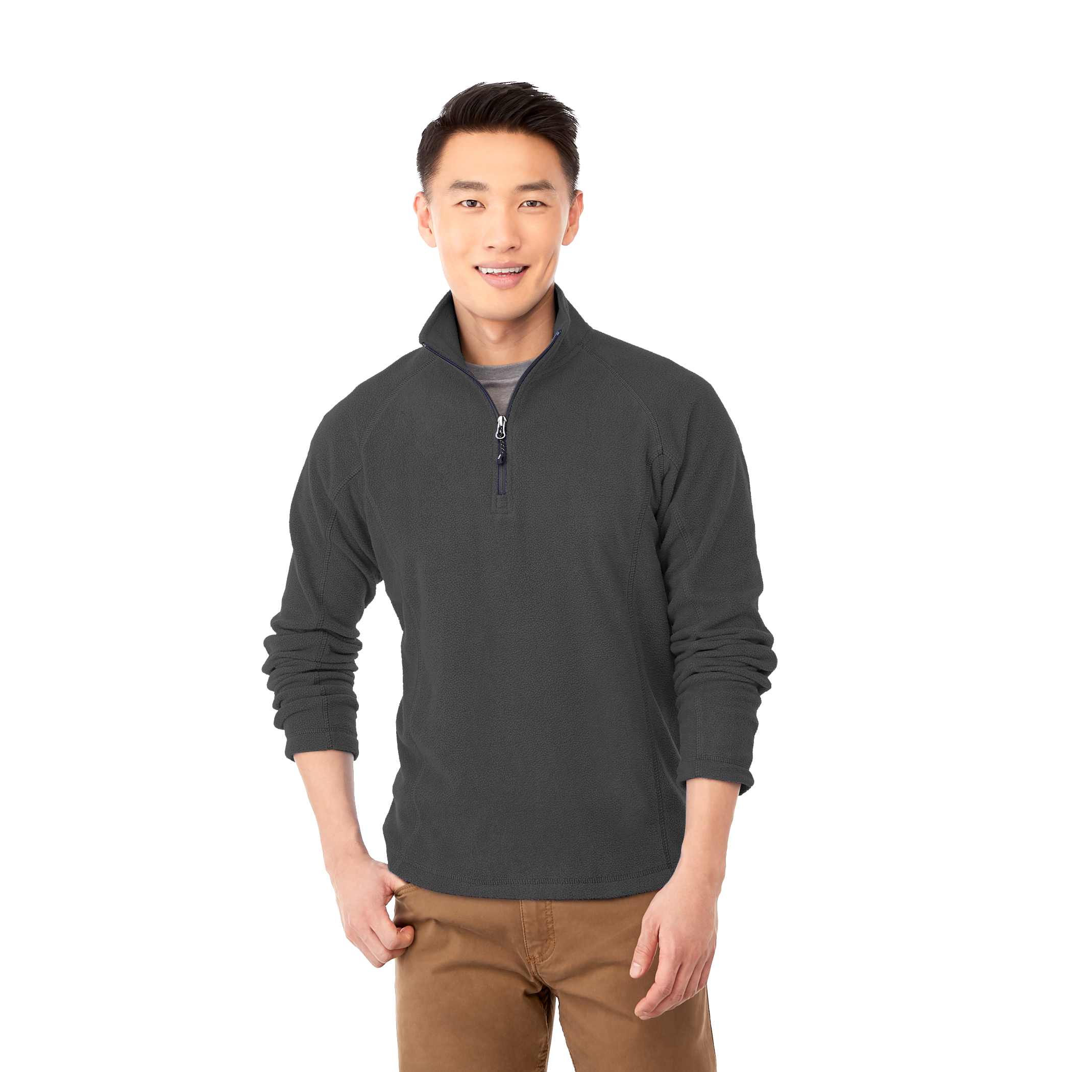 Picture of Men's BOWLEN Poly Microfleece Quarter Zip