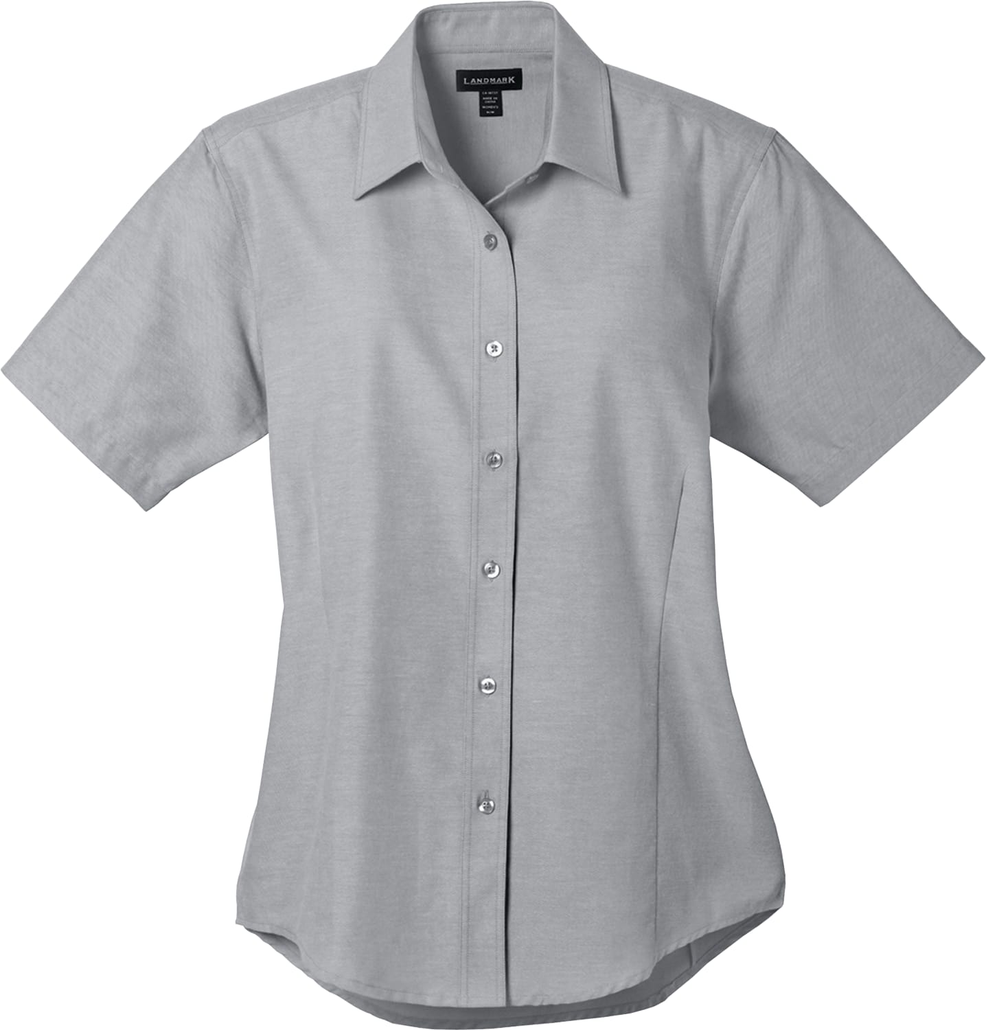 Picture of Women's LAMBERT Oxford Short Sleeve Button Up Shirt