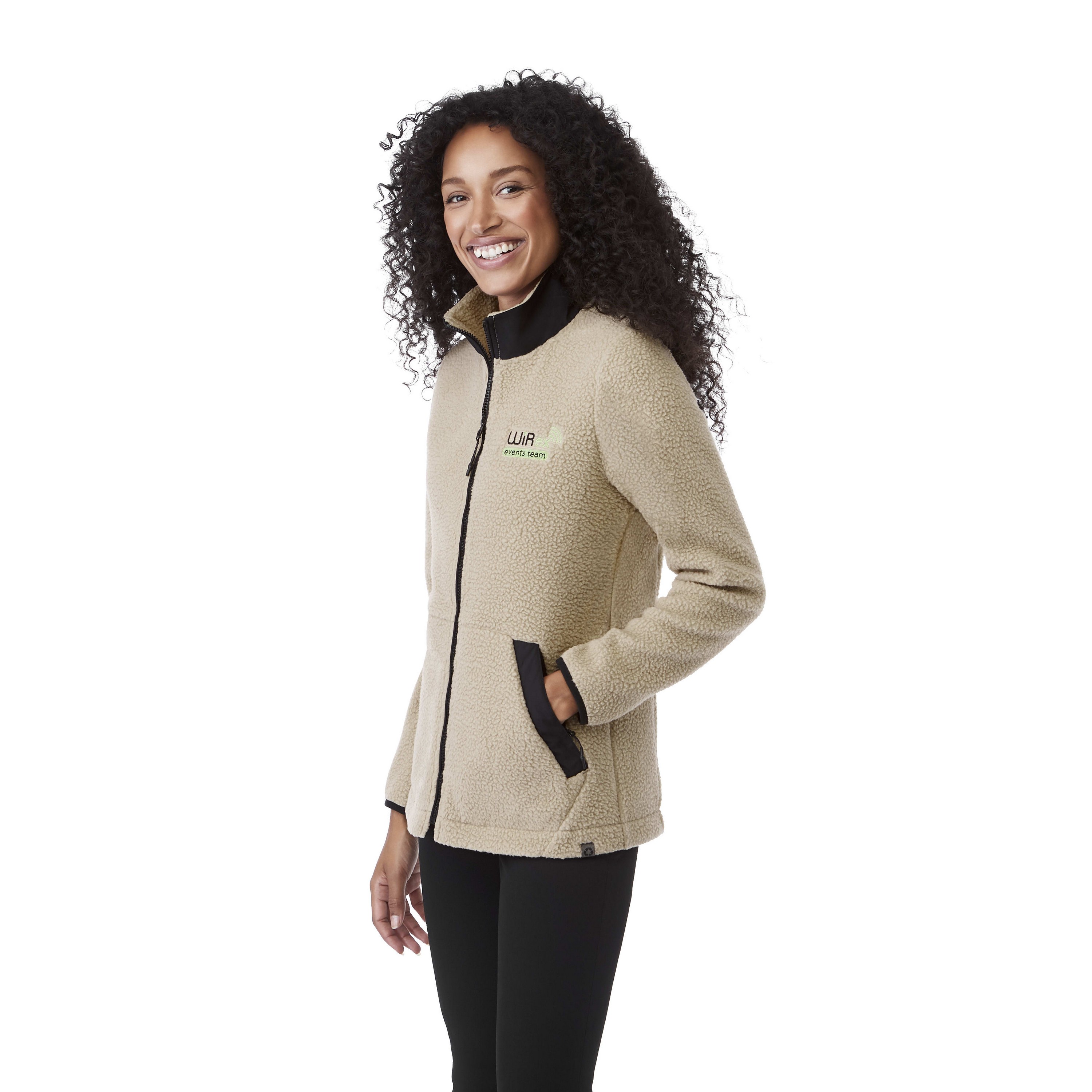 Picture of Women's KAHUZI Eco Full Zip Sherpa Fleece Jacket