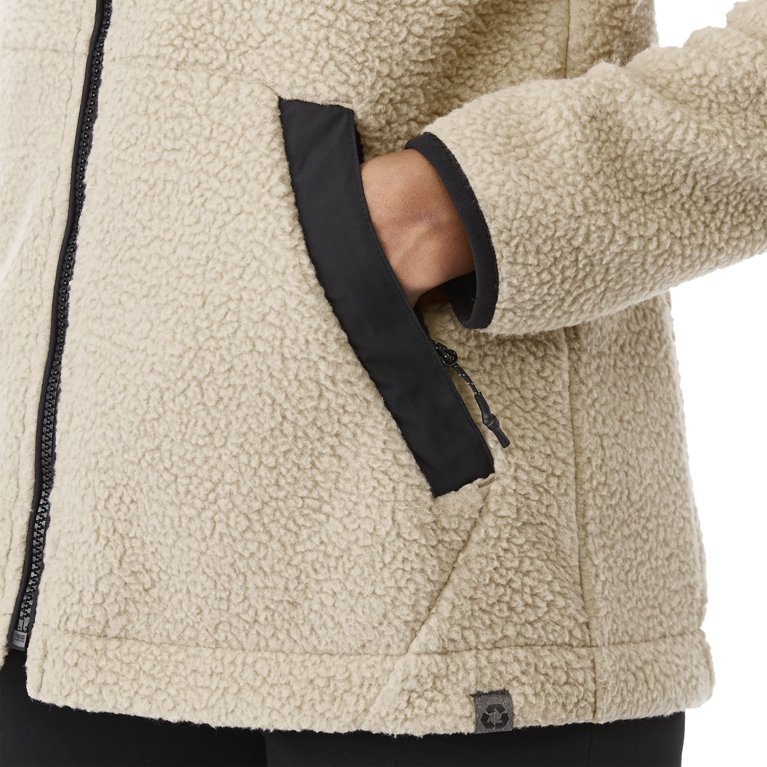Picture of Women's KAHUZI Eco Full Zip Sherpa Fleece Jacket