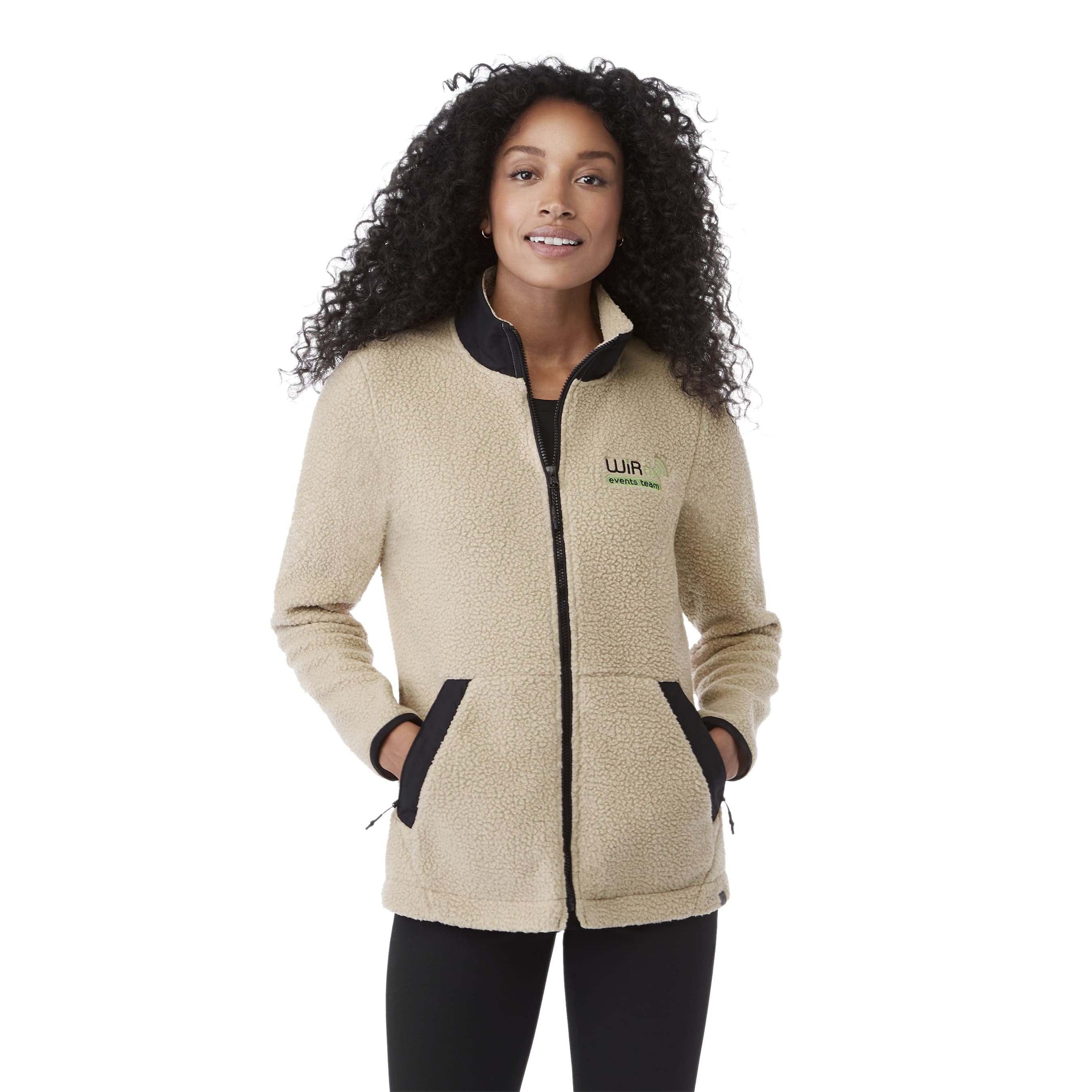 Picture of Women's KAHUZI Eco Full Zip Sherpa Fleece Jacket