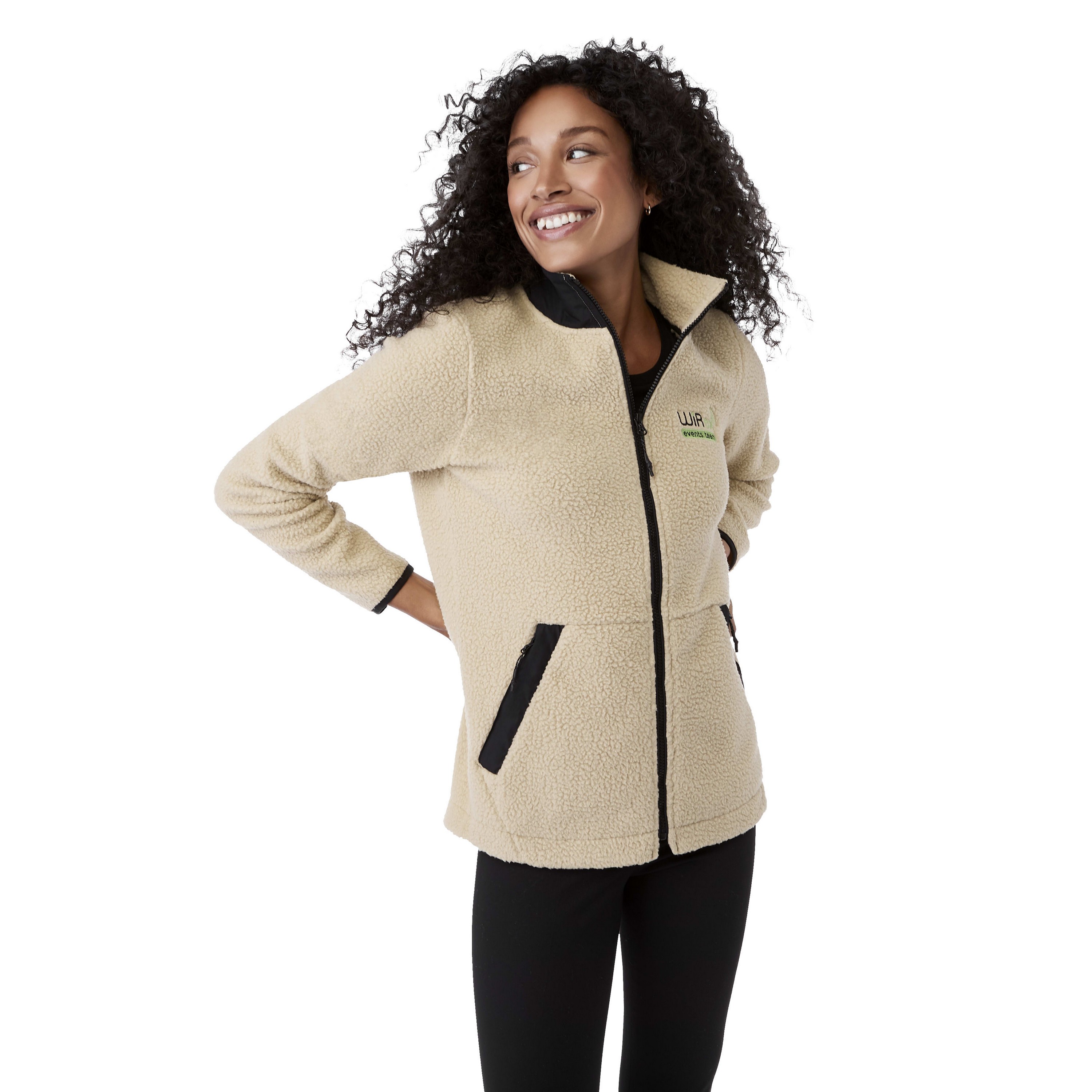 Picture of Women's KAHUZI Eco Full Zip Sherpa Fleece Jacket