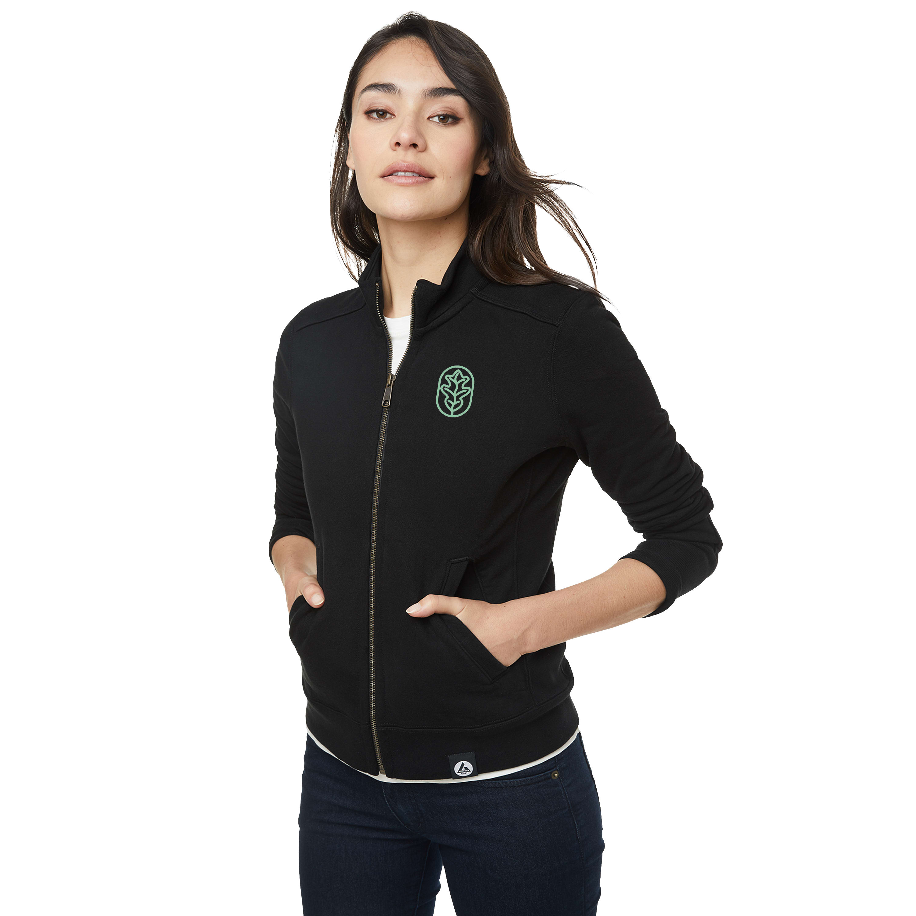 Picture of Women's American Giant Moto Full Zip