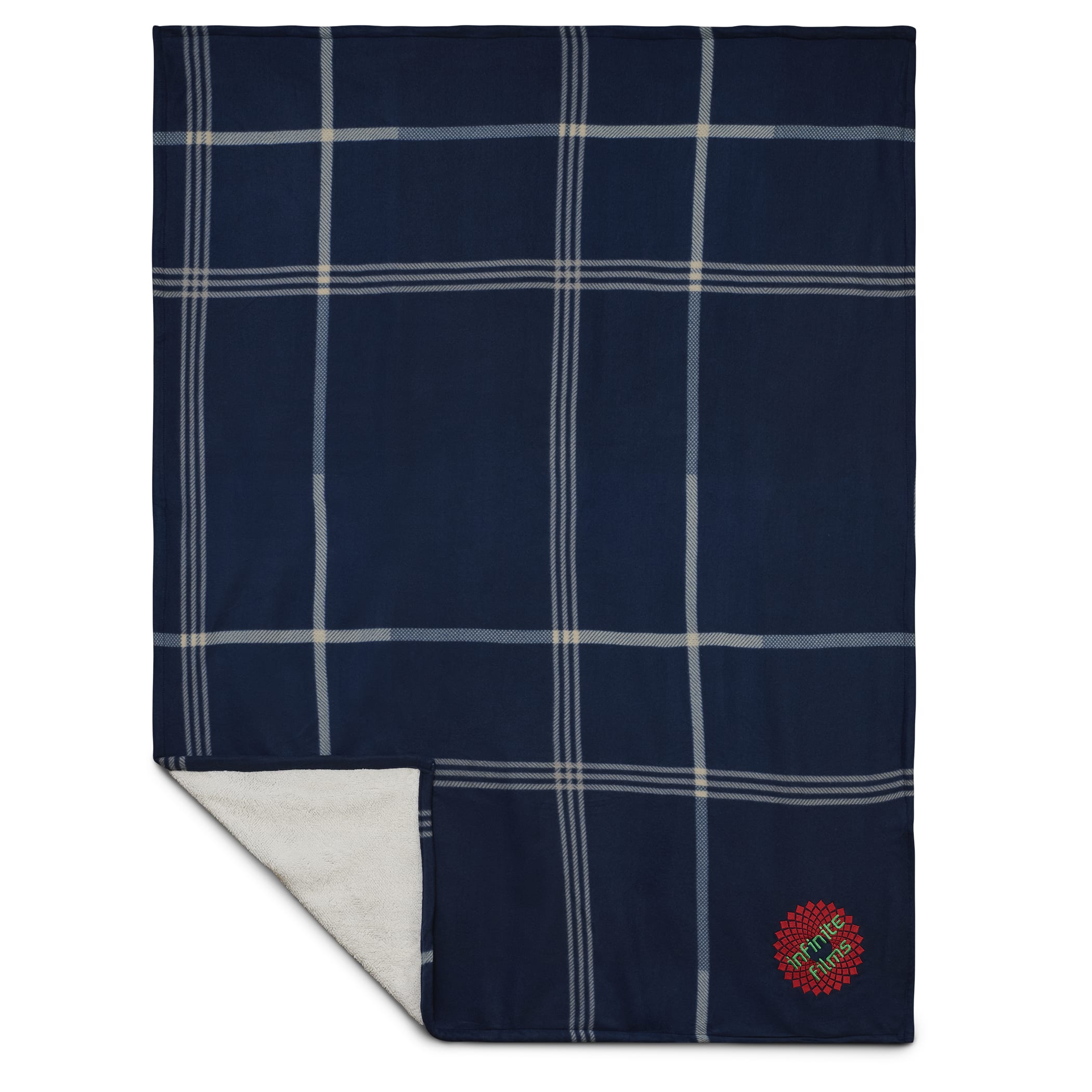 Picture of Plaid Fleece Sherpa Blanket