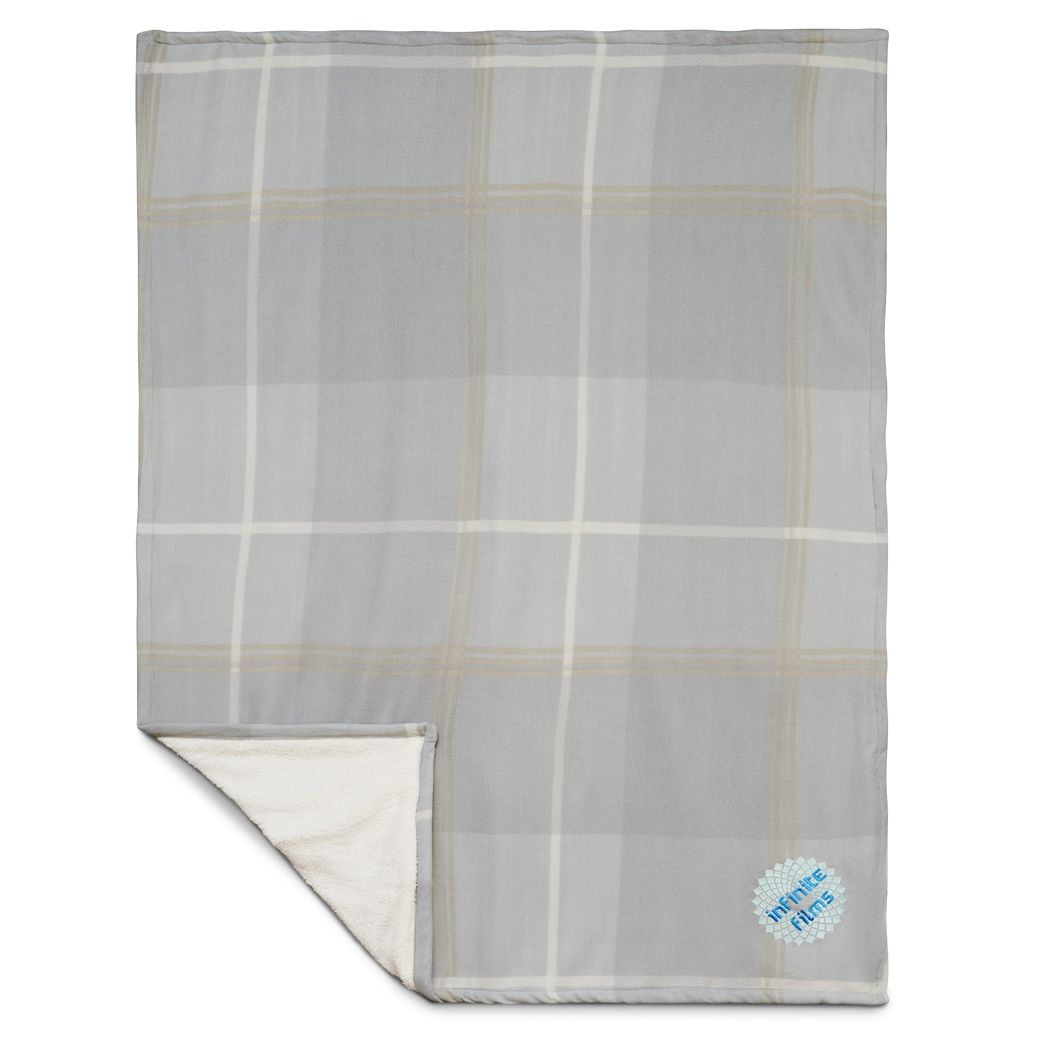 Picture of Plaid Fleece Sherpa Blanket