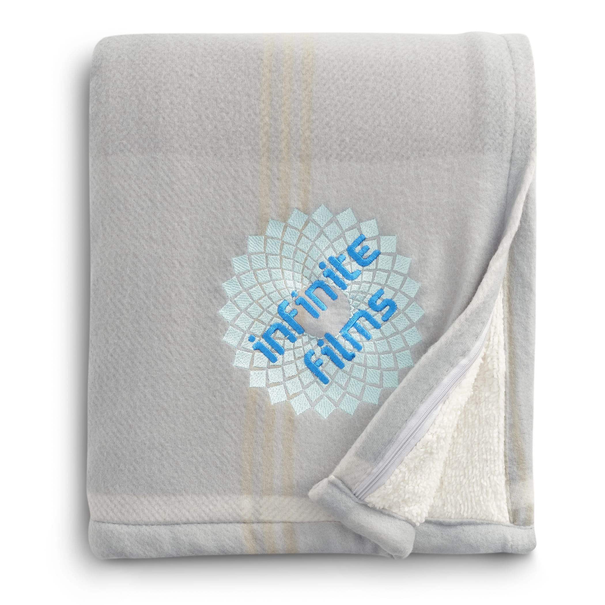 Picture of Plaid Fleece Sherpa Blanket