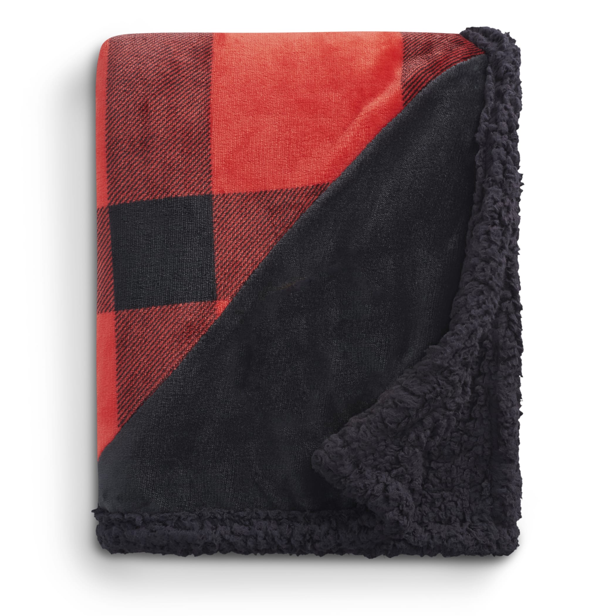 Picture of Field & Co.® Buffalo Plaid Sherpa Blanket