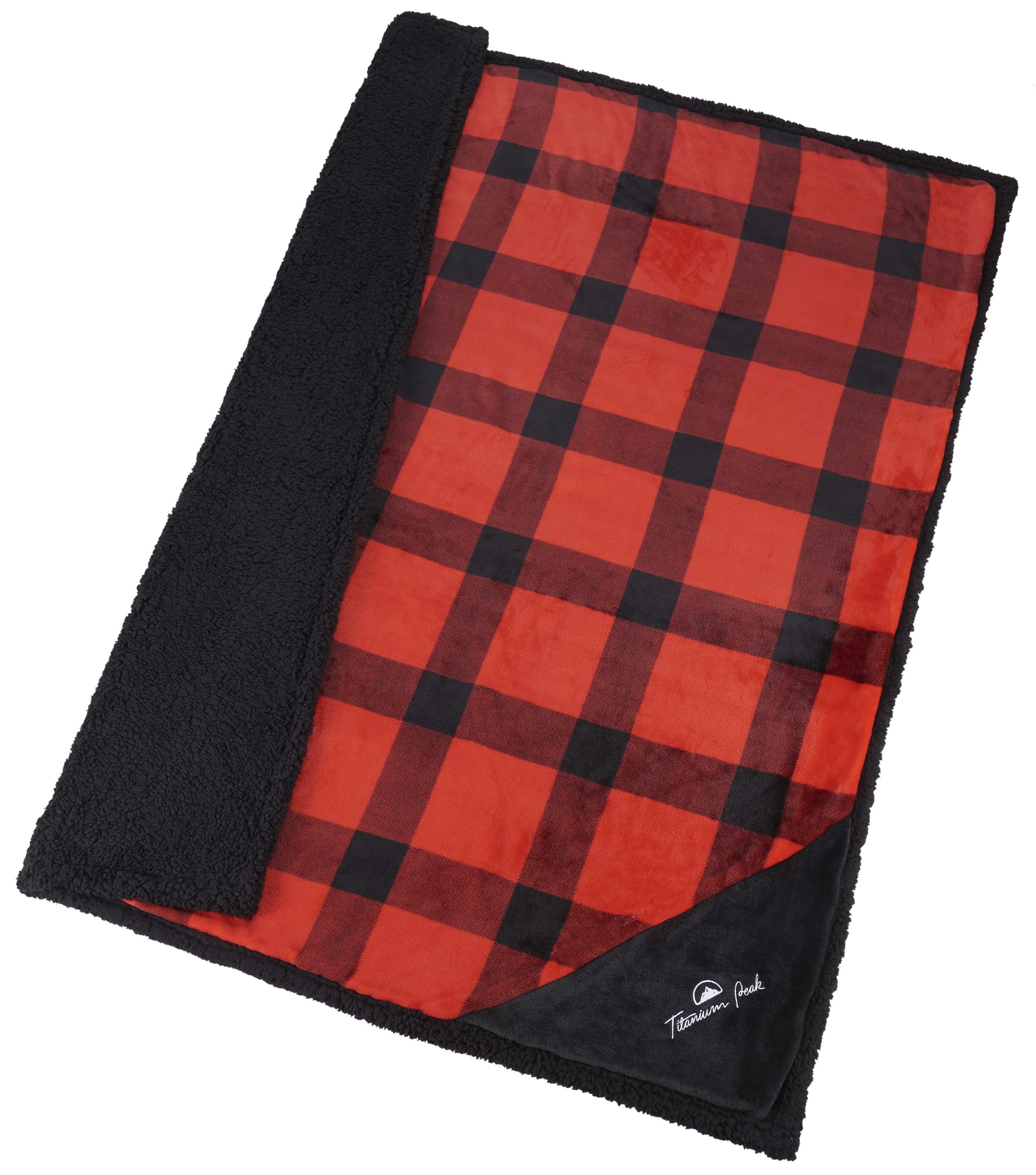 Picture of Field & Co.® Buffalo Plaid Sherpa Blanket