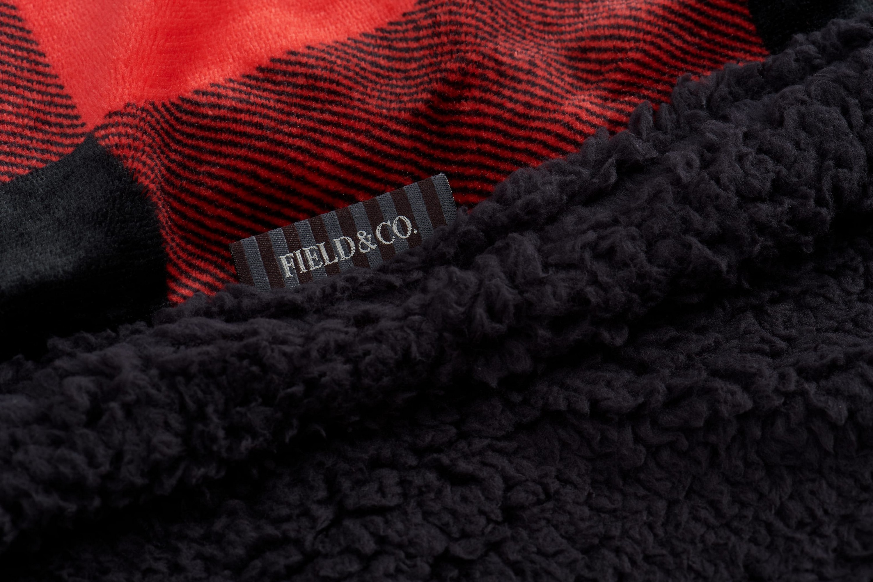 Picture of Field & Co.® Buffalo Plaid Sherpa Blanket