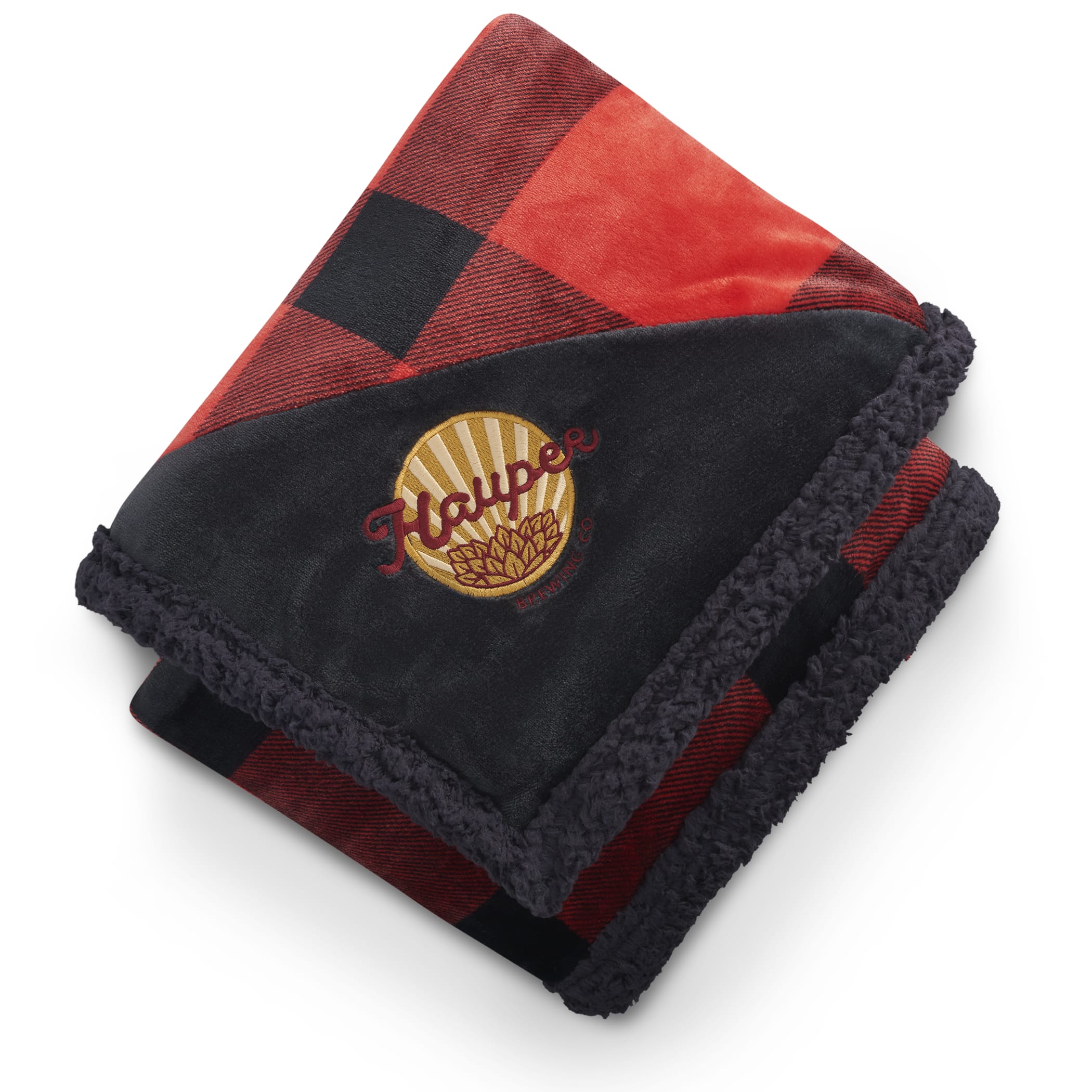 Picture of Field & Co.® Buffalo Plaid Sherpa Blanket