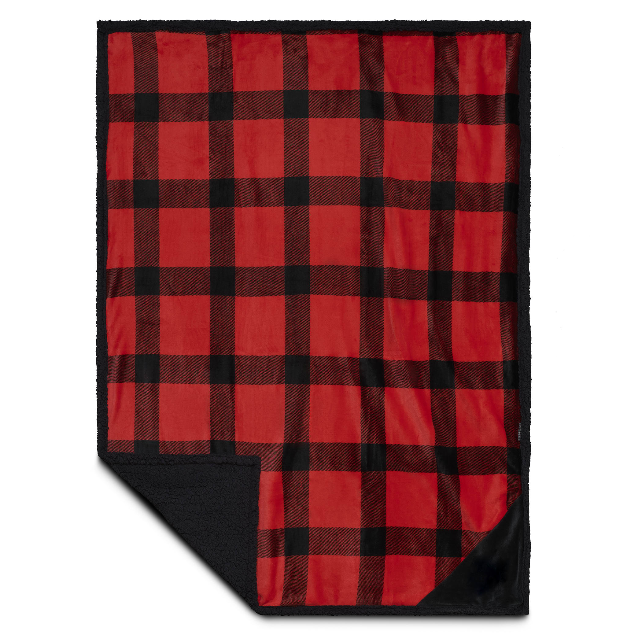 Picture of Field & Co.® Buffalo Plaid Sherpa Blanket