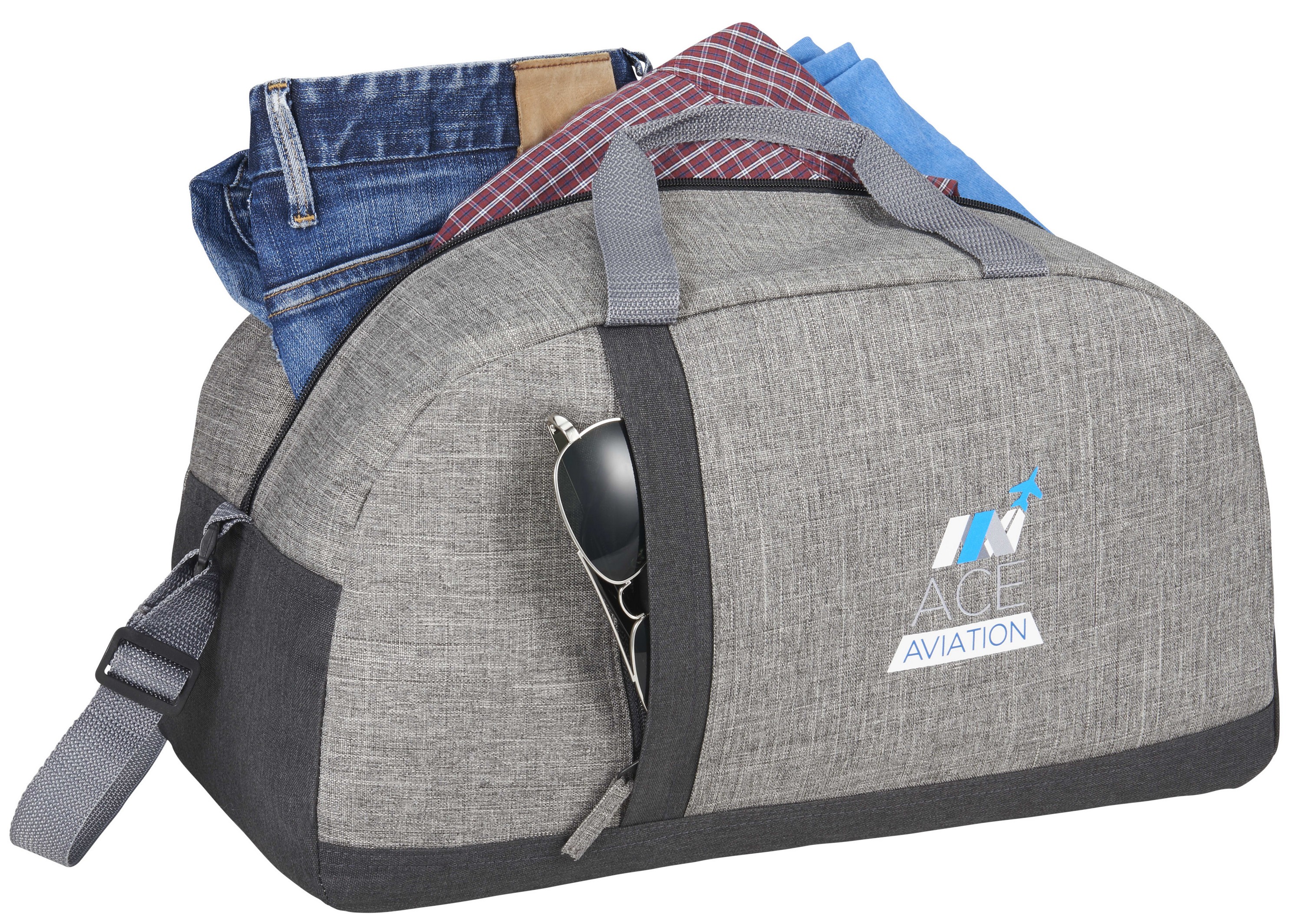 Picture of Reclaim Two-Tone Recycled Sport Duffle Bag