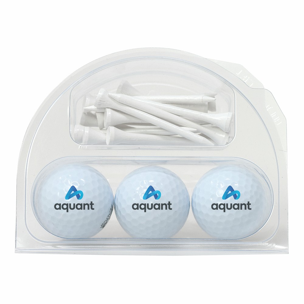 Picture of Golf Balls & Tees Clamshell Pack