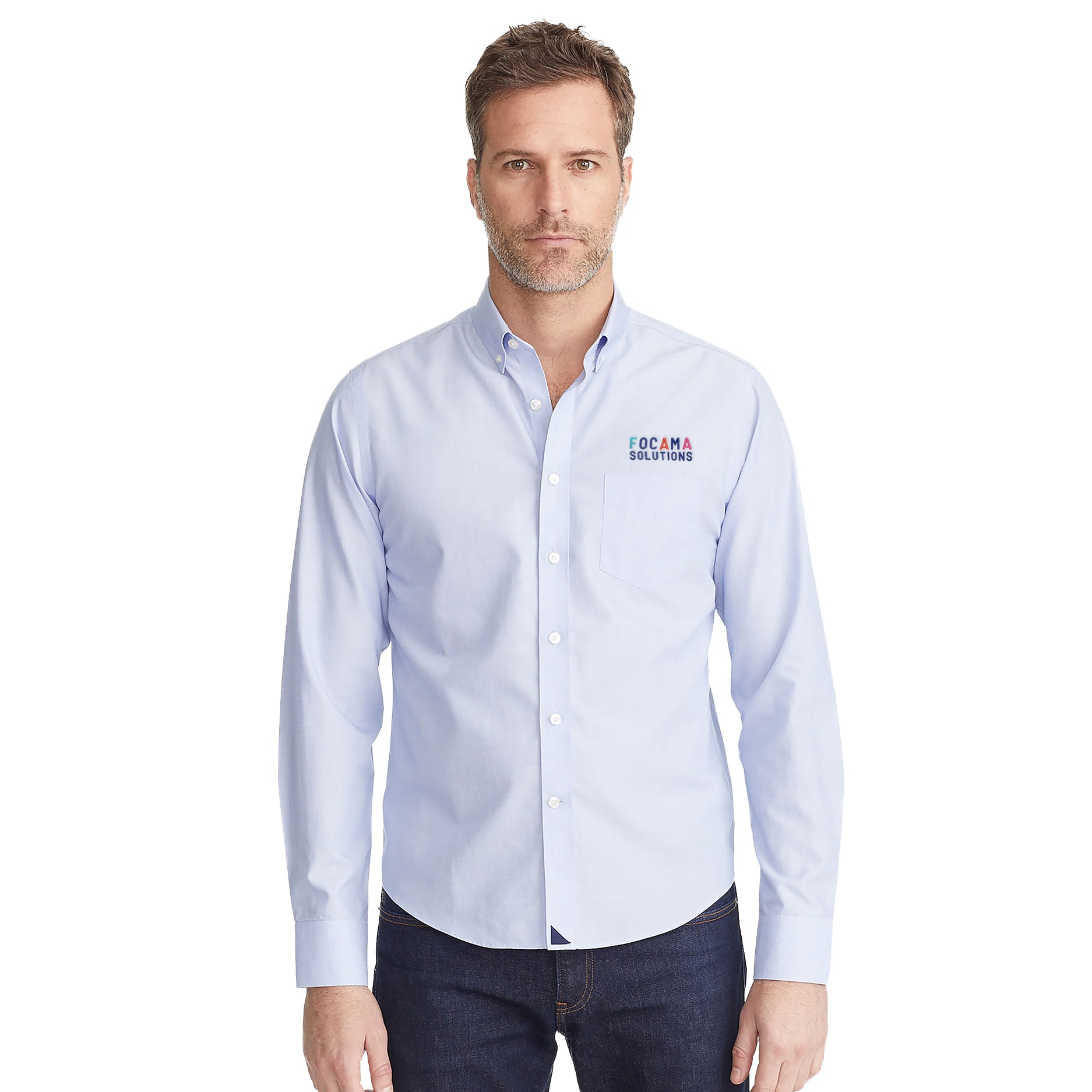 Picture of Men's UNTUCKit Hillside Select Wrinkle-Free Long Sleeve Button Up Shirt