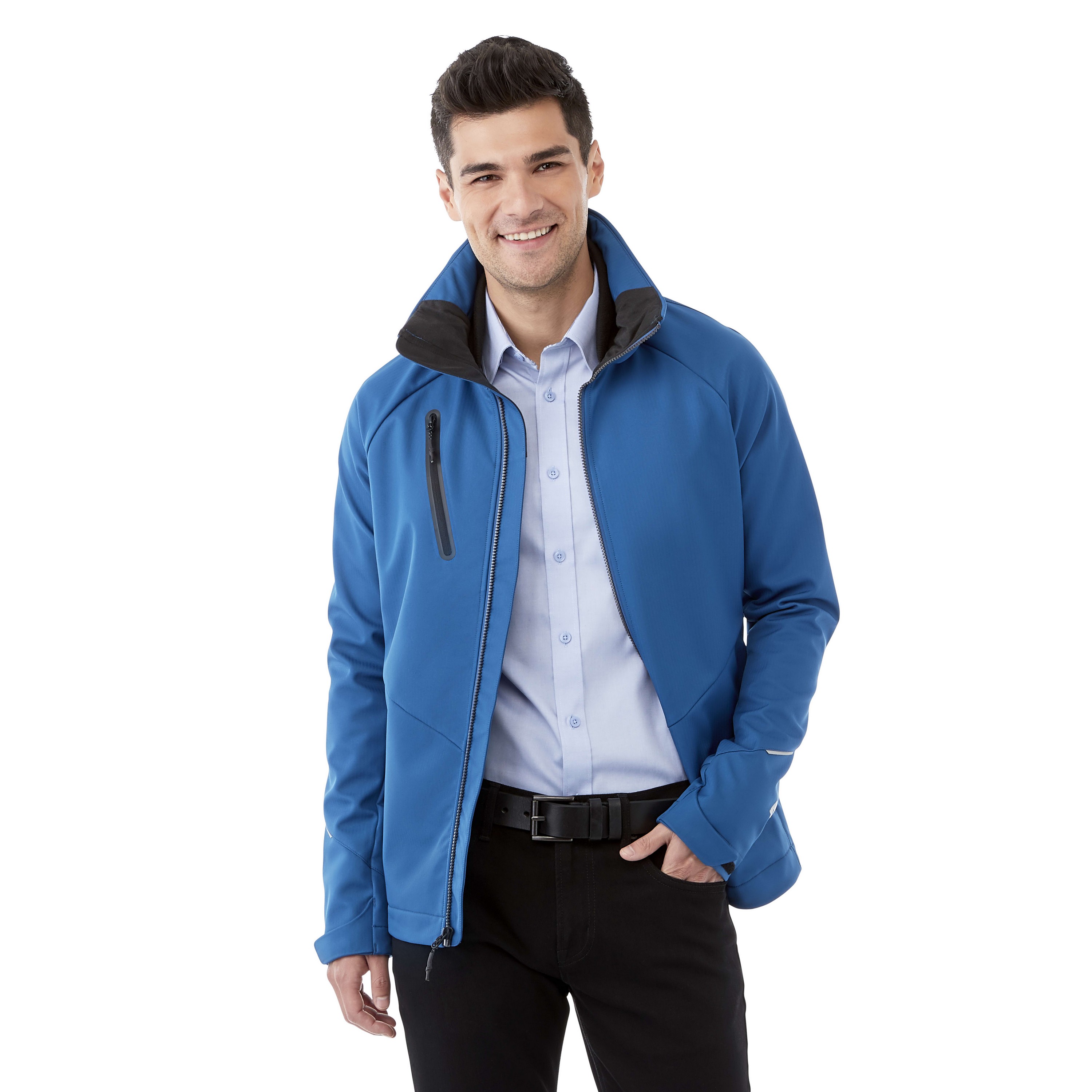 Picture of Men's PEYTO Waterproof Softshell Jacket with Roll-Away Hood