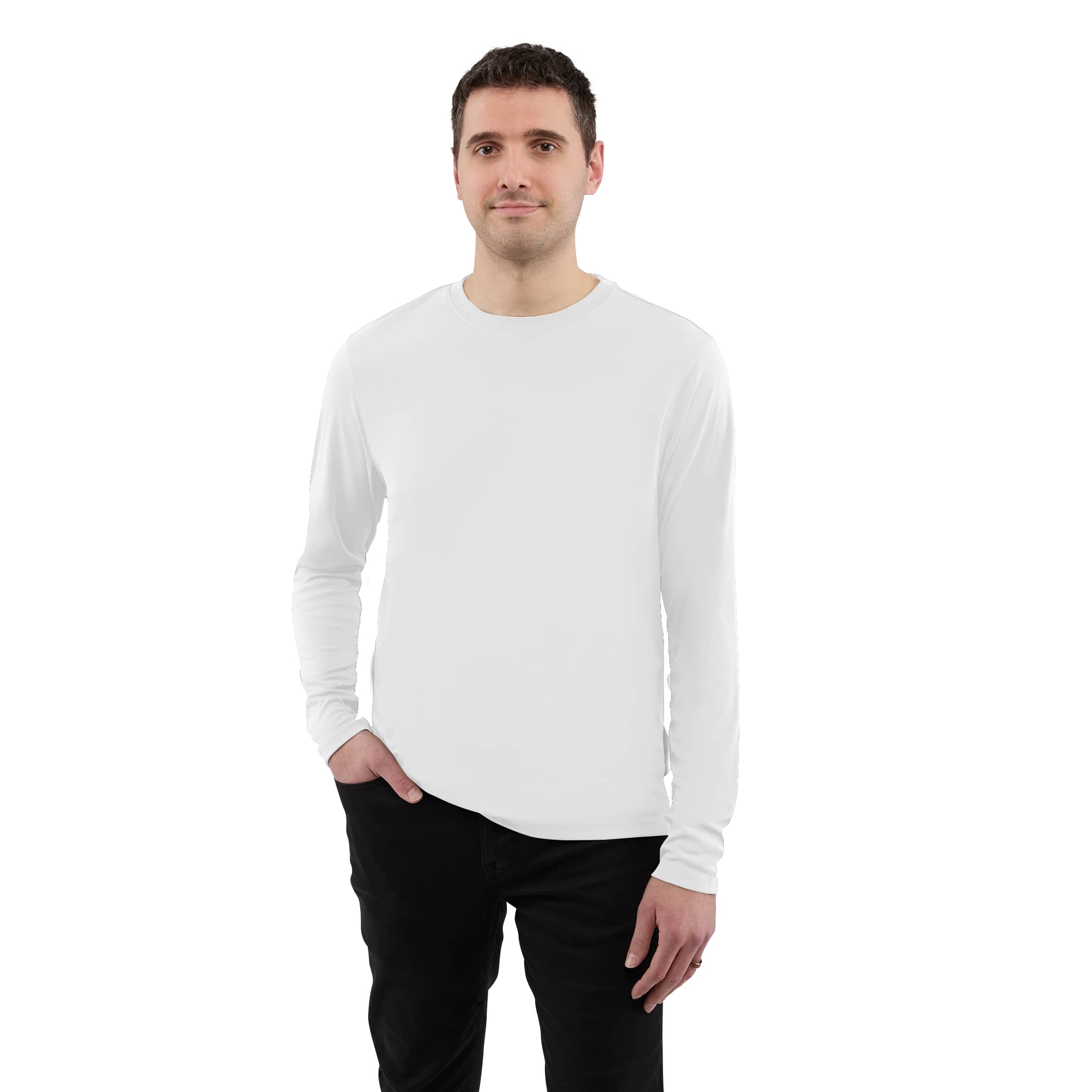 Picture of DARA Men's Recycled Long Sleeve Tech Tee
