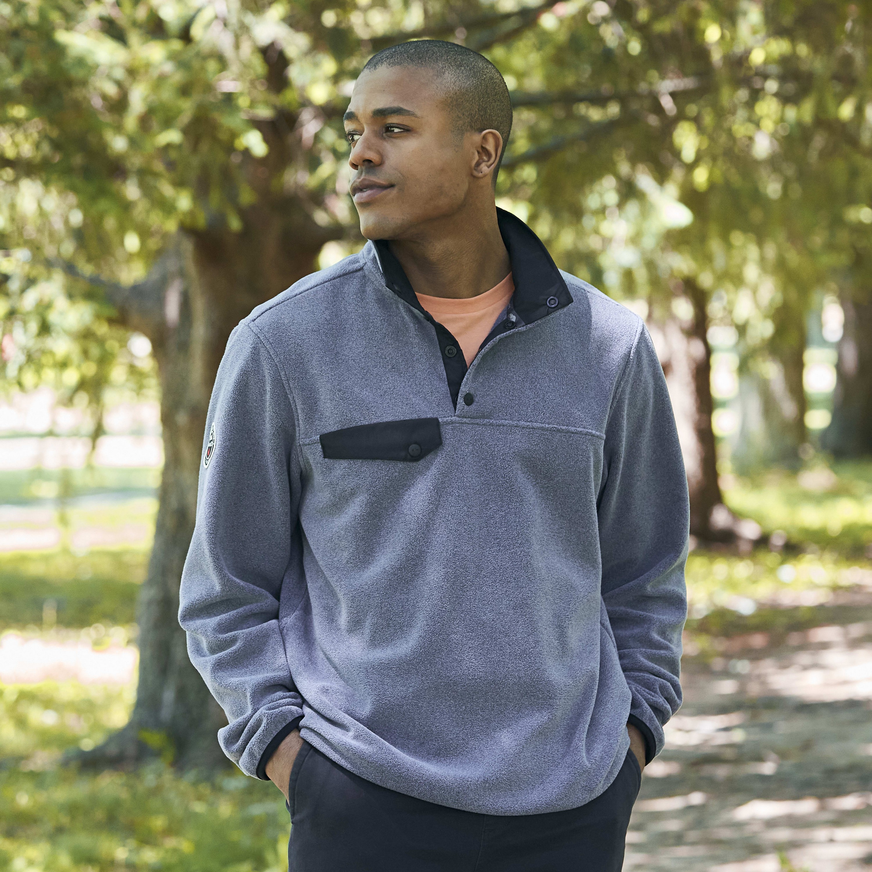 Picture of Men's Roots73 WESTVILLE Eco Microfleece Pullover