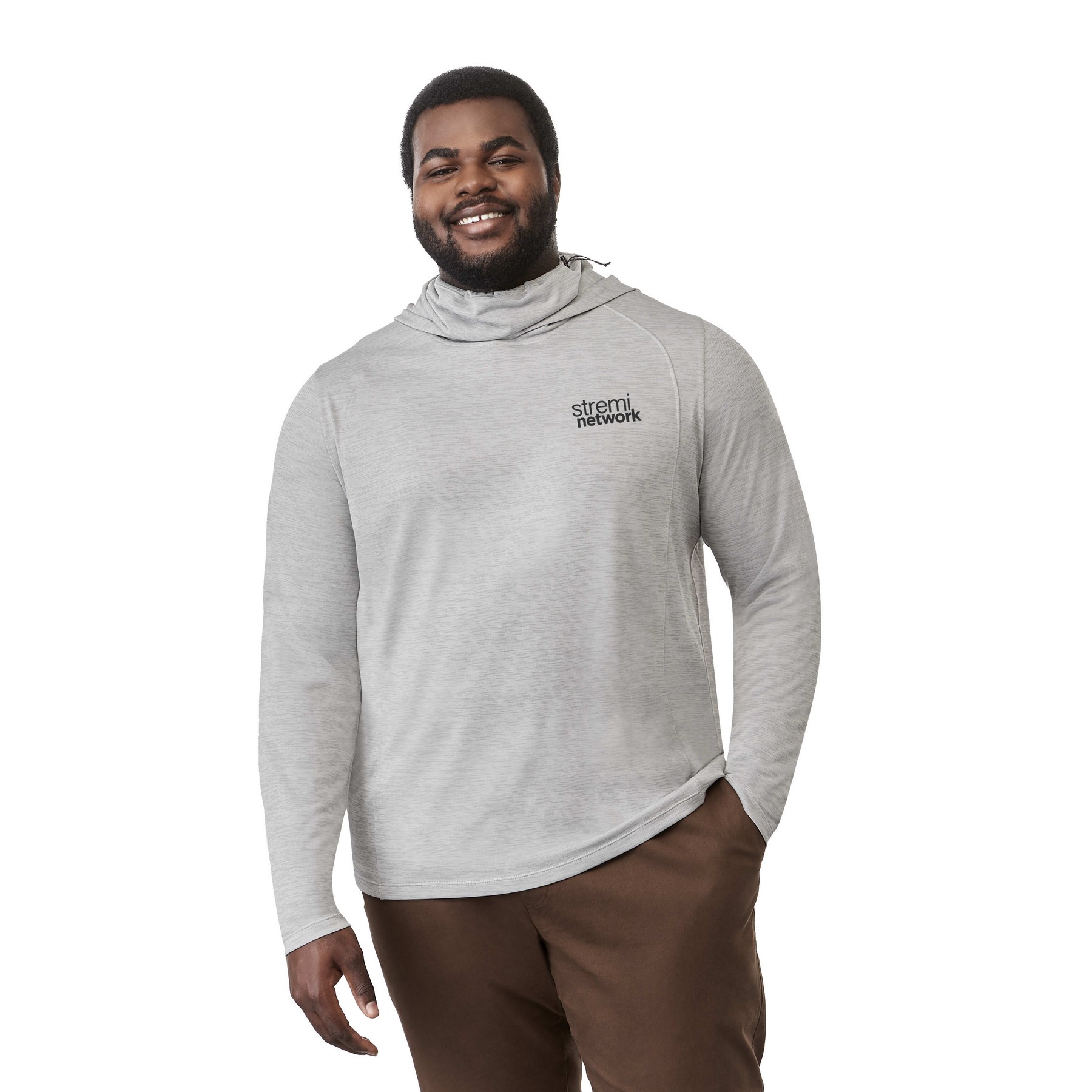 Picture of Men's SIRA Eco Performance Knit Lightweight Hoodie with Neck Gaiter