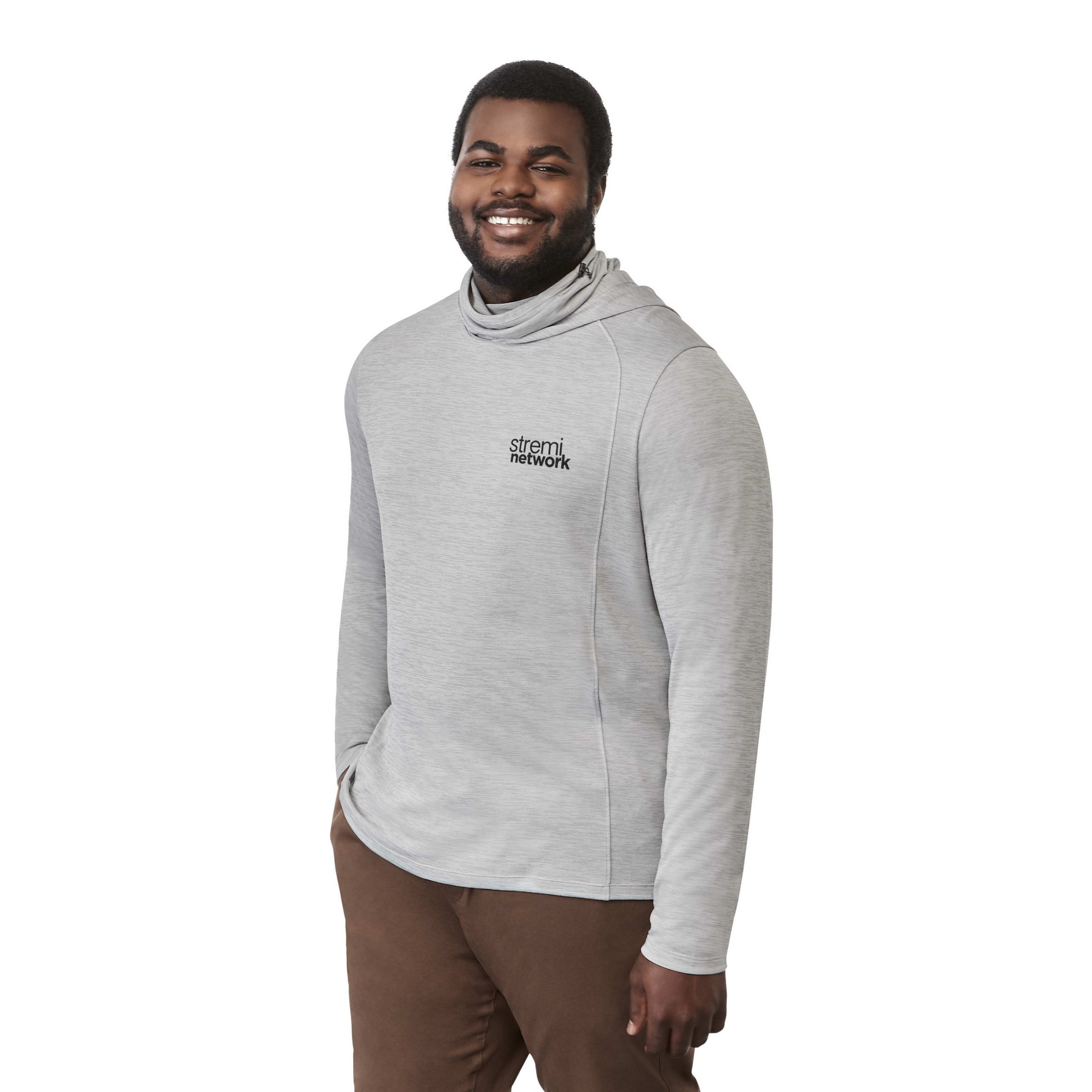 Picture of Men's SIRA Eco Performance Knit Lightweight Hoodie with Neck Gaiter
