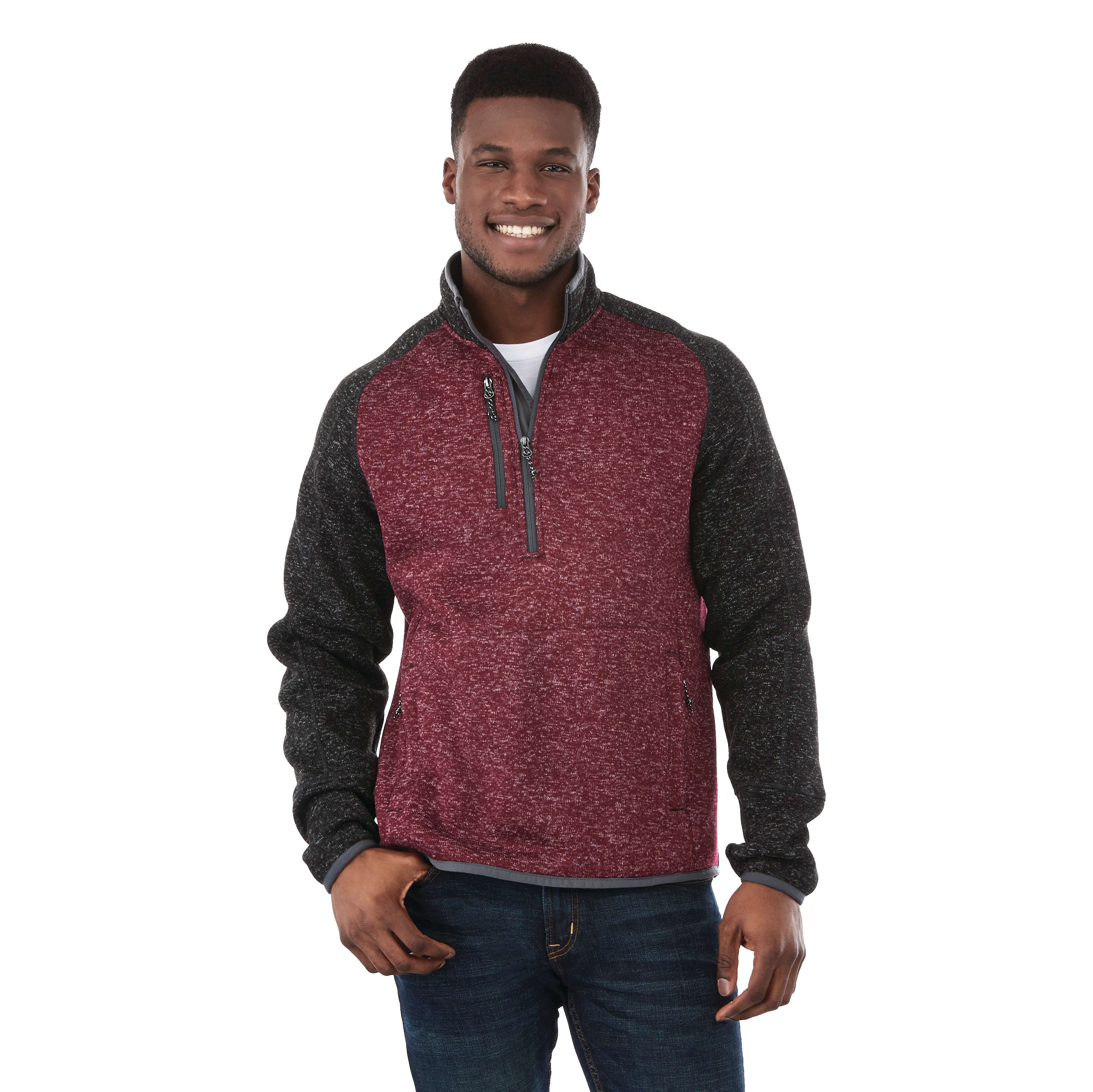Picture of Men's VORLAGE Sweater Knit Half Zip Pullover Jacket