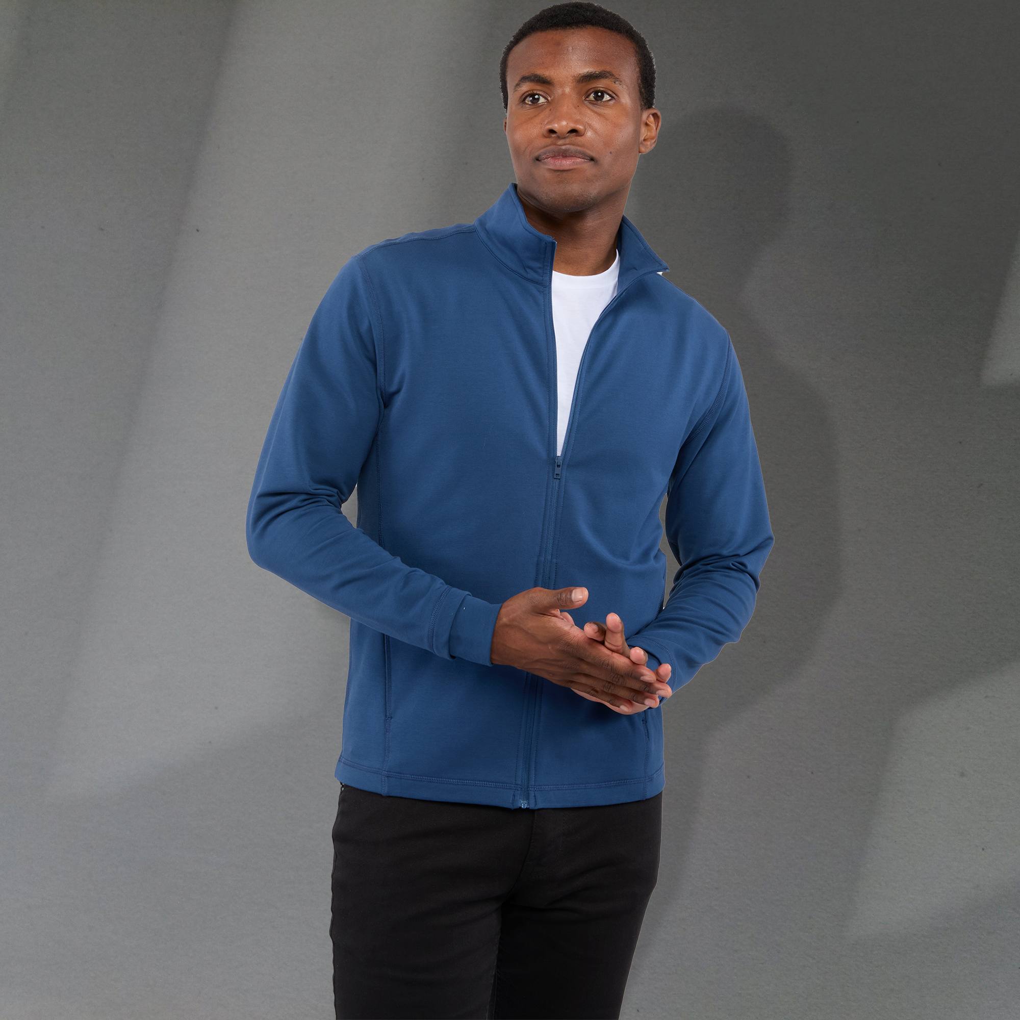 Picture of Men's LYON Eco Stretch Knit Full Zip Lightweight Jacket