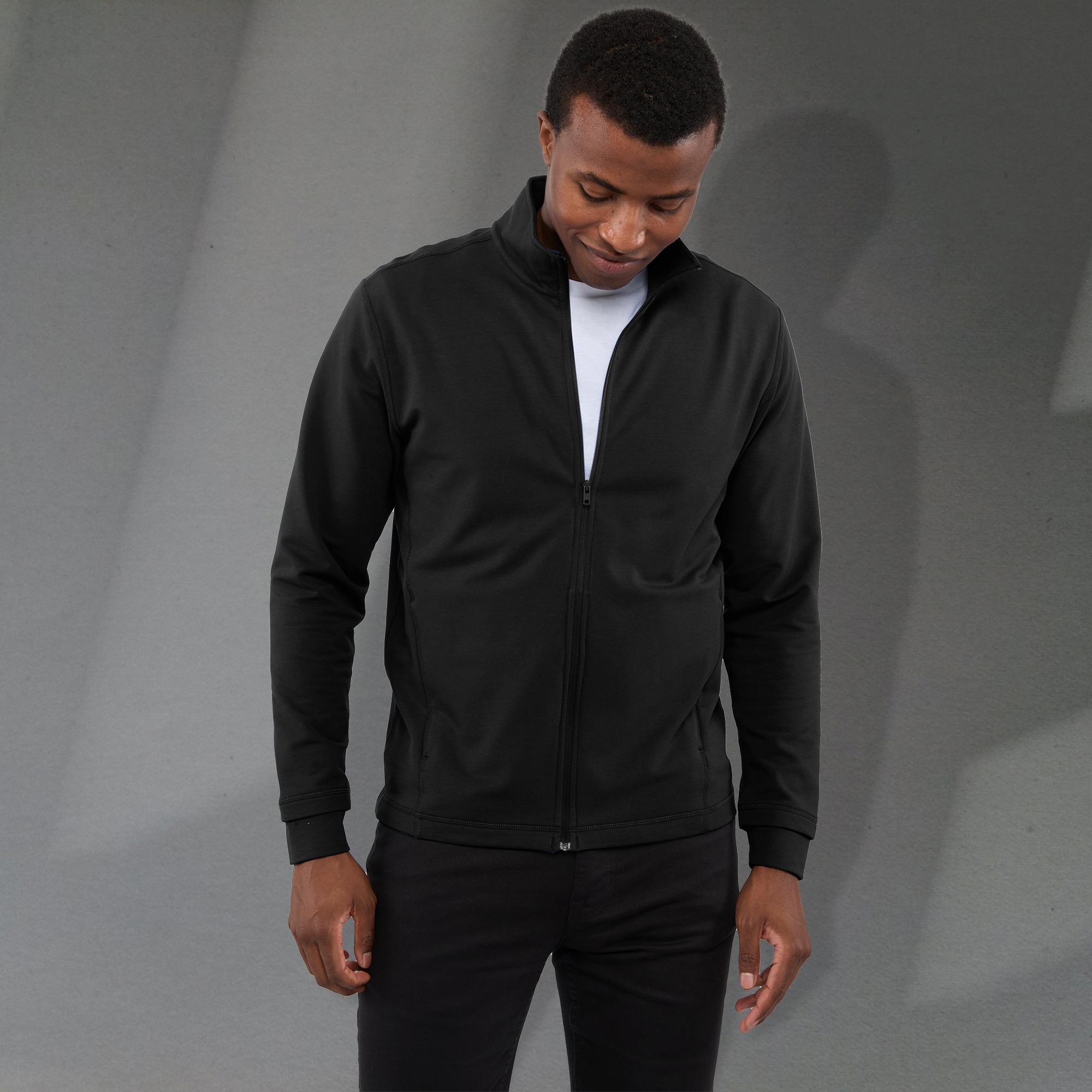 Picture of Men's LYON Eco Stretch Knit Full Zip Lightweight Jacket