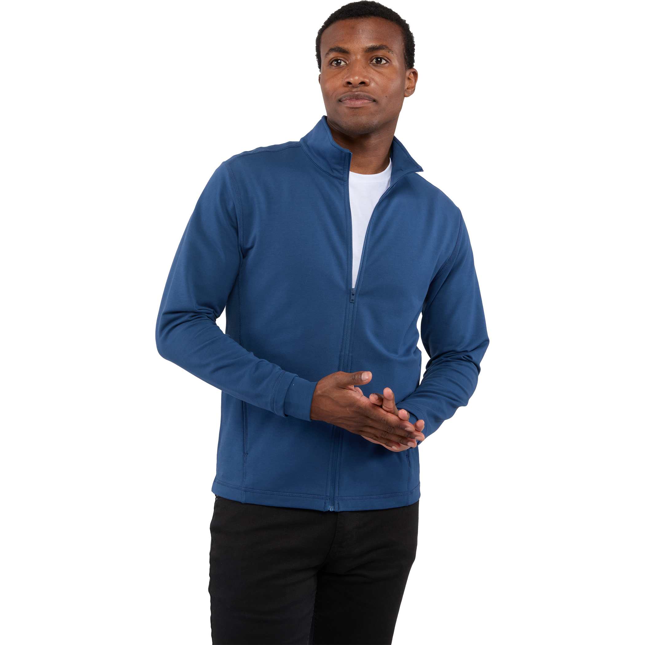 Picture of Men's LYON Eco Stretch Knit Full Zip Lightweight Jacket