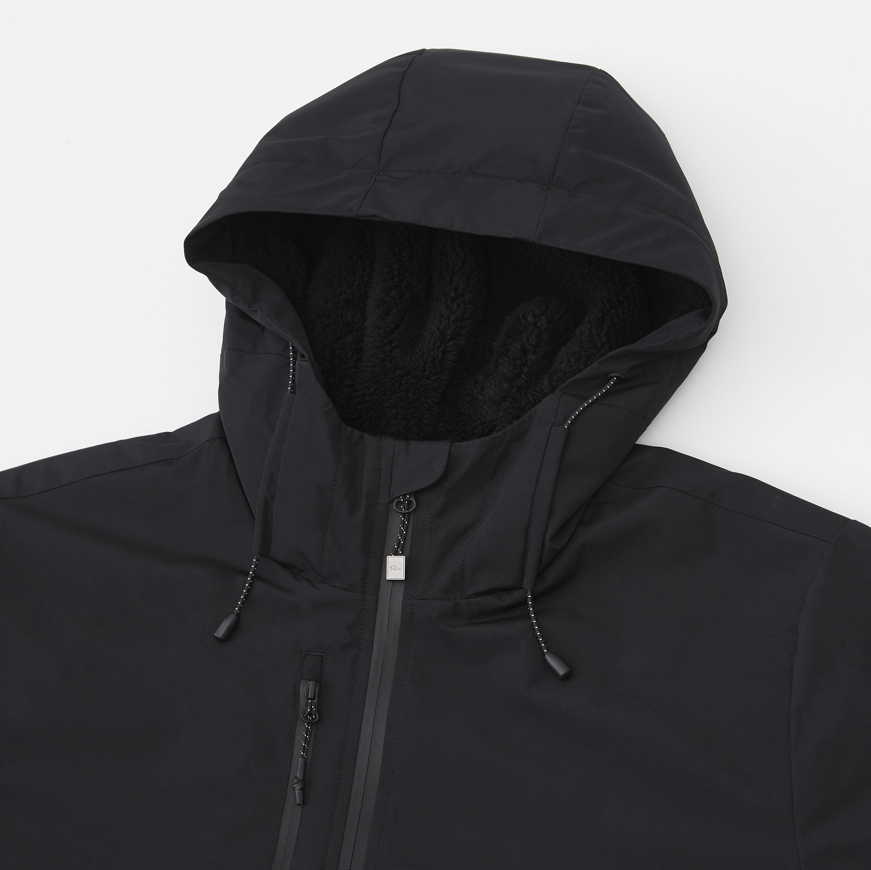 Picture of Men's Roots73 ROCKGLEN Eco Waterproof Insulated Sherpa Fleece Lined Jacket with Hood