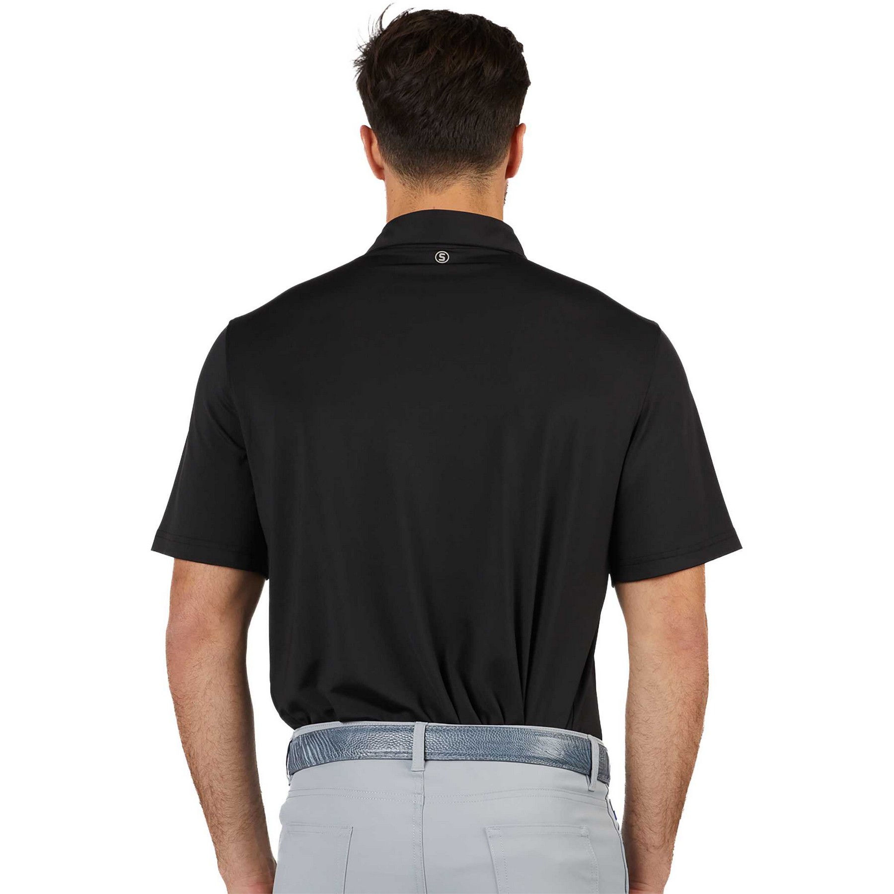 Picture of Men's STITCHr Solid Short Sleeve Pique Polo