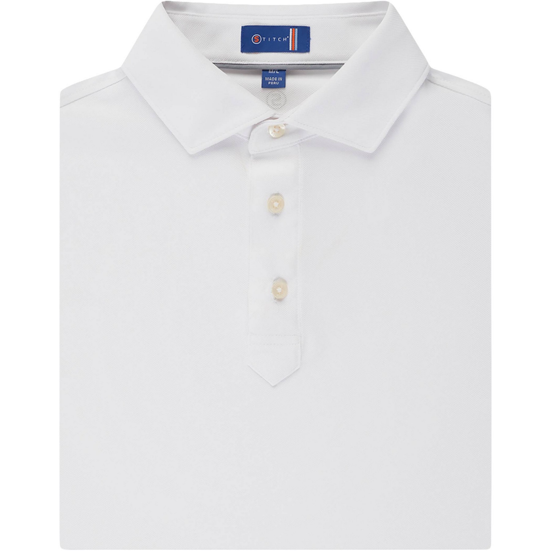 Picture of Men's STITCHr Solid Short Sleeve Pique Polo
