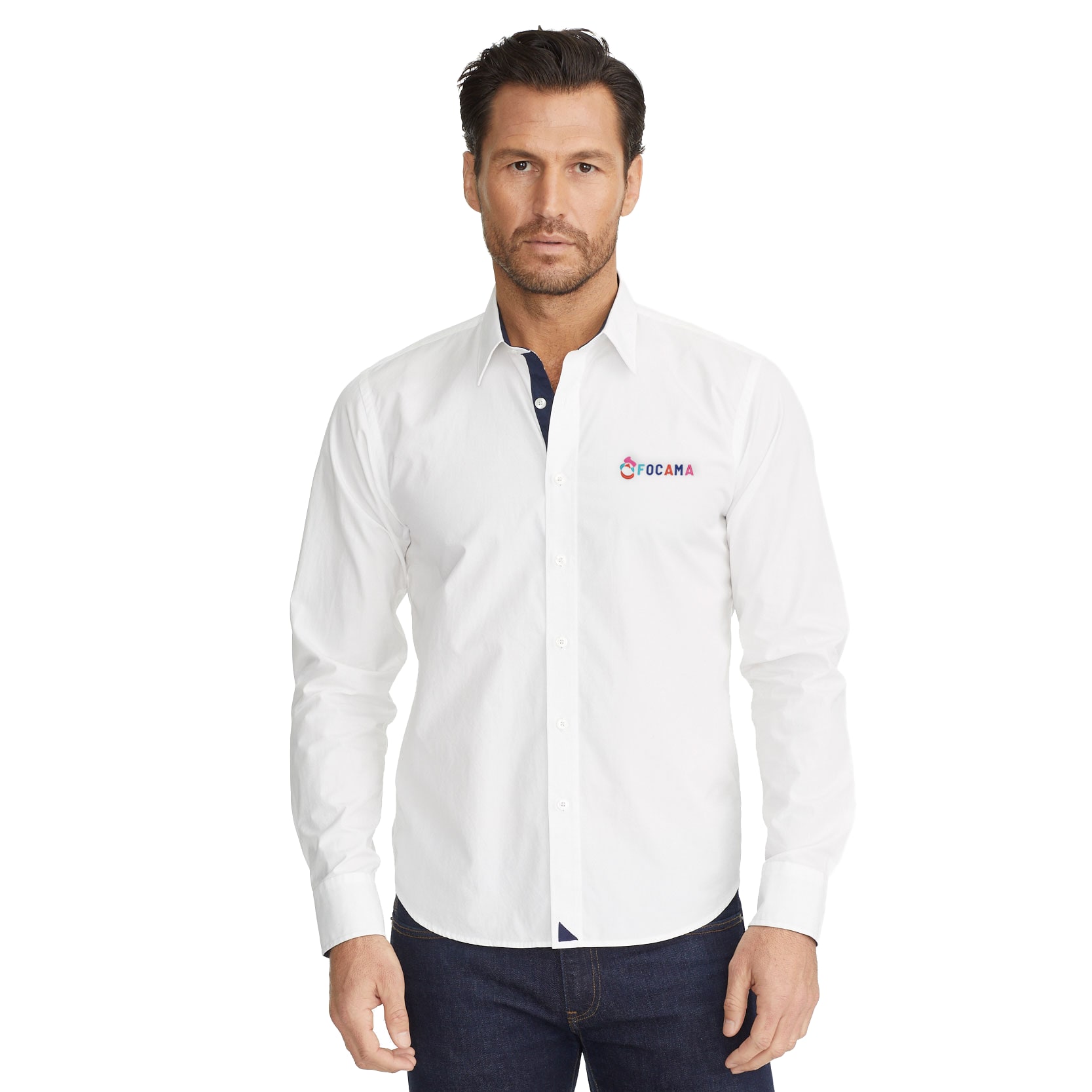 Picture of Men's UNTUCKit Las Cases Wrinkle-Free Long Sleeve Button Up Shirt