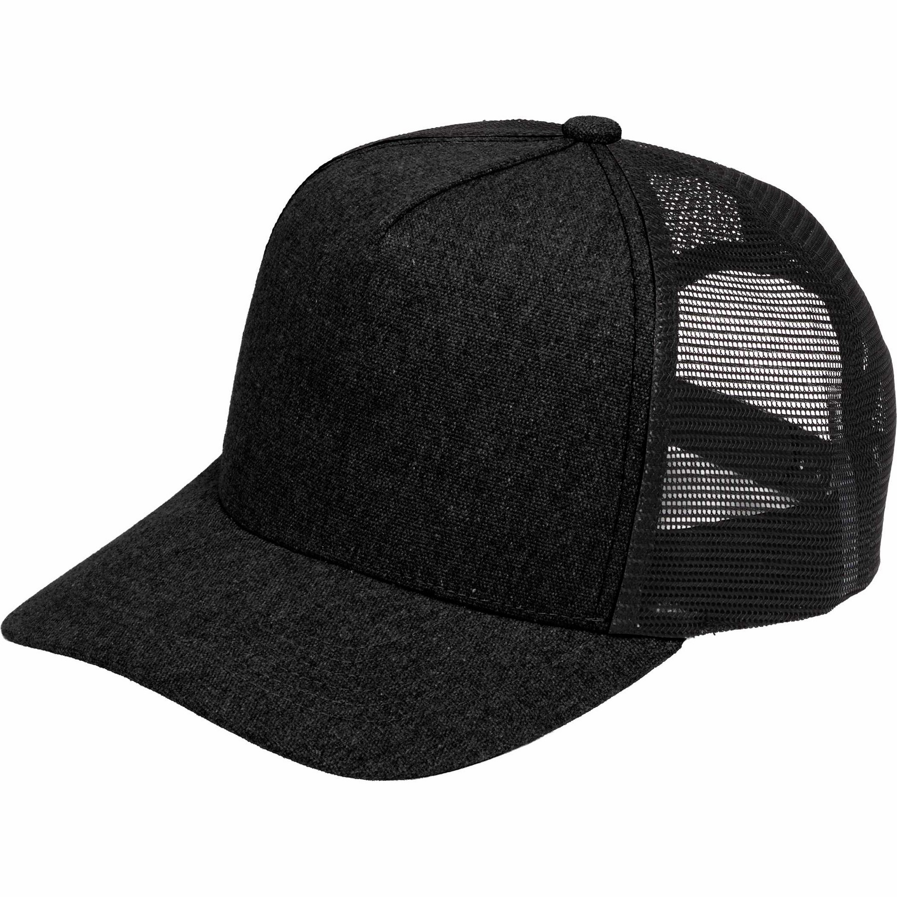 Picture of Recycled Cotton Canvas 5 Panel Mesh Back Ballcap
