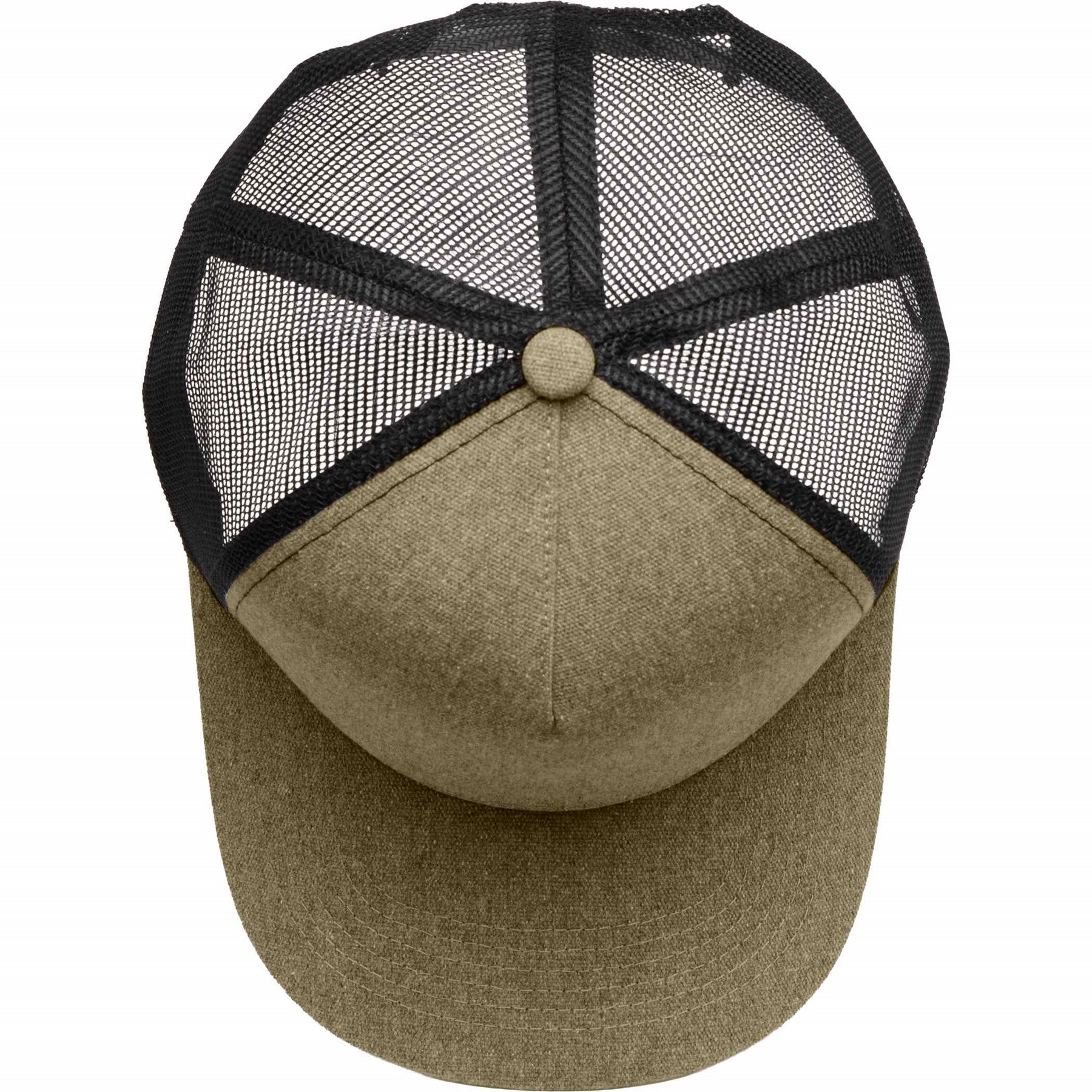 Picture of Recycled Cotton Canvas 5 Panel Mesh Back Ballcap