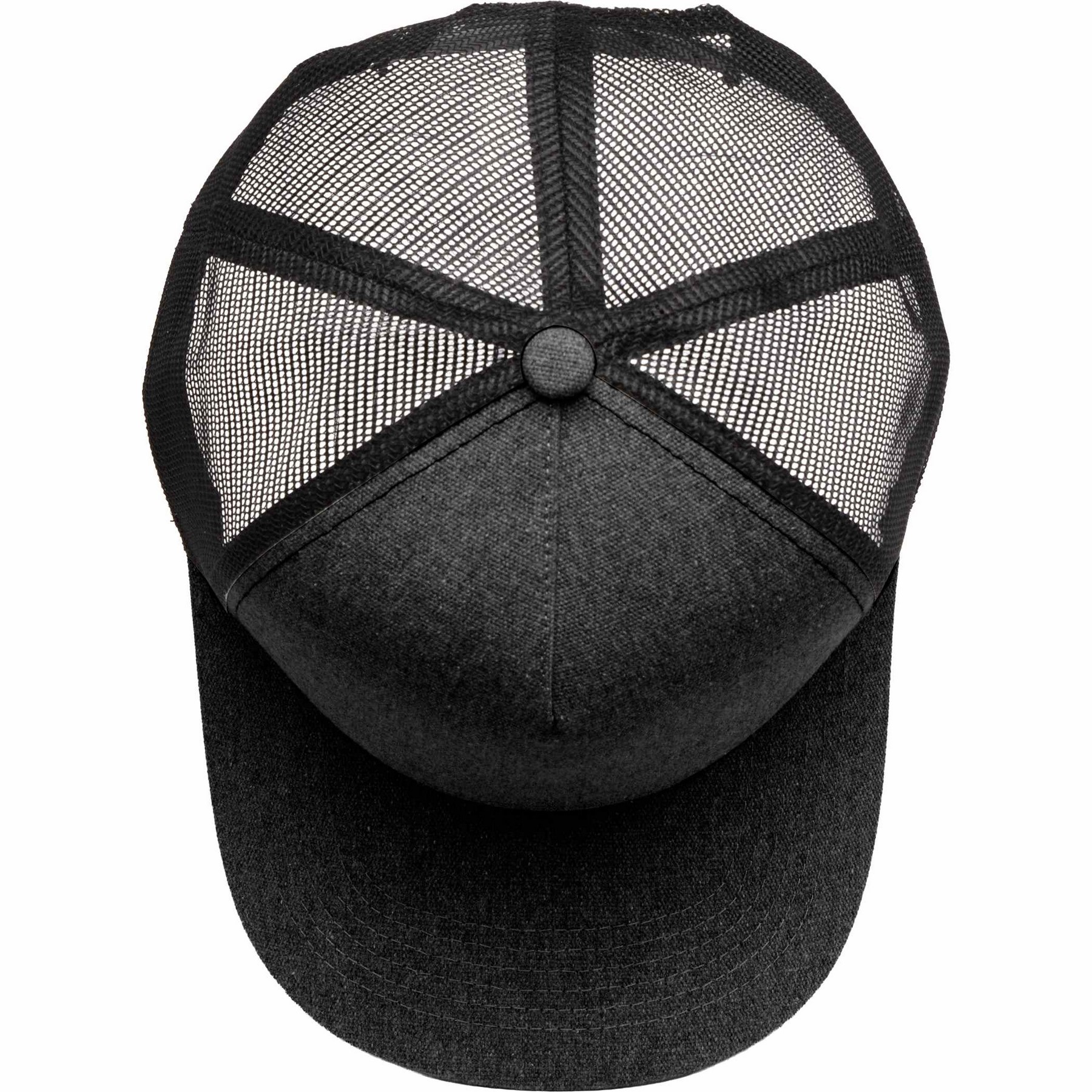 Picture of Recycled Cotton Canvas 5 Panel Mesh Back Ballcap