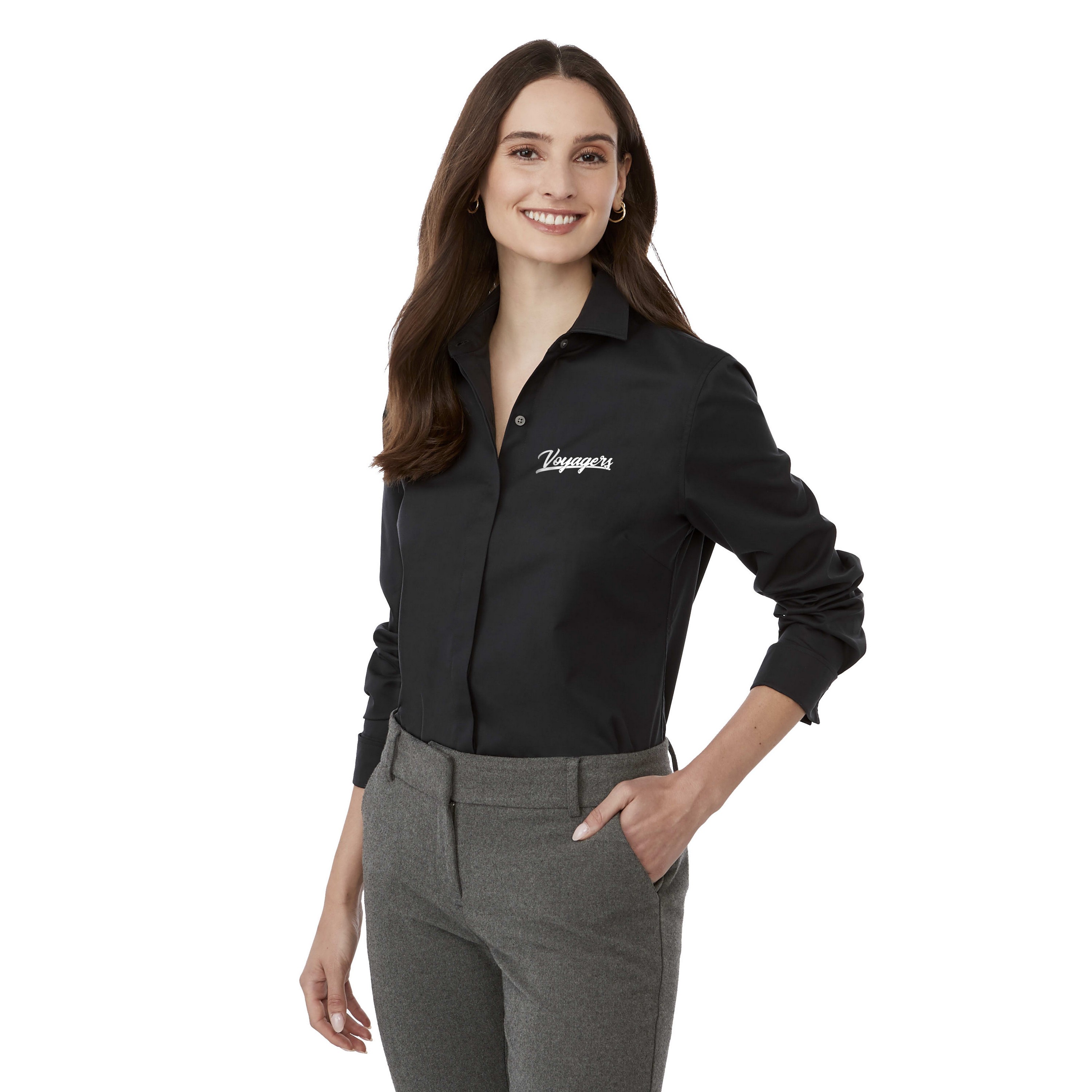 Picture of Women's UNTUCKit Tracey Long Sleeve Button Up Shirt