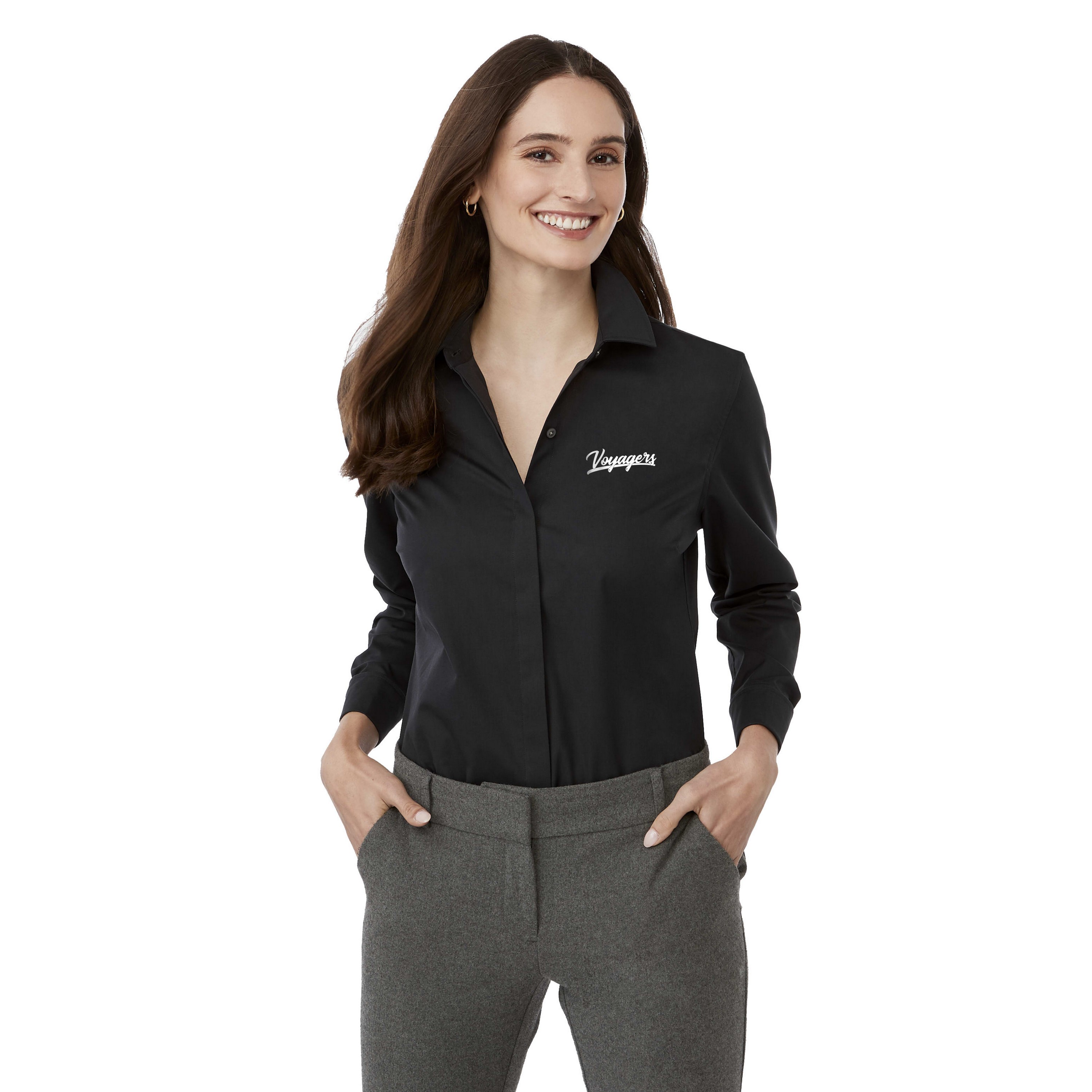 Picture of Women's UNTUCKit Tracey Long Sleeve Button Up Shirt