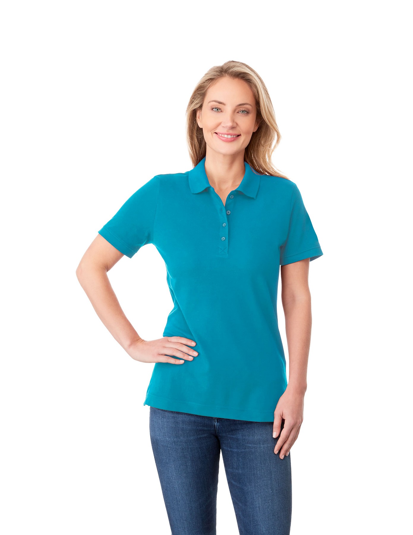 Picture of Women's CRANDALL Short Sleeve Pique Polo