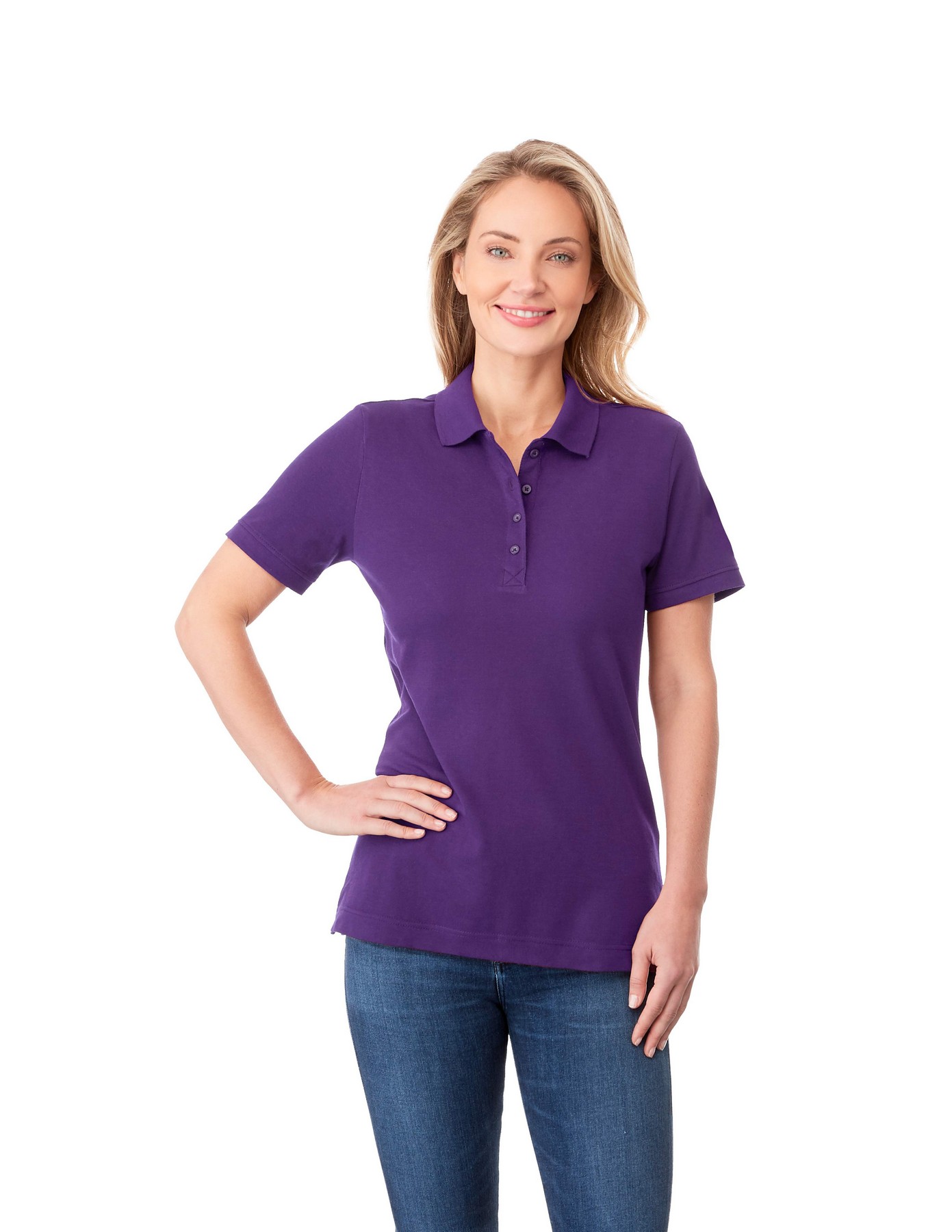 Picture of Women's CRANDALL Short Sleeve Pique Polo