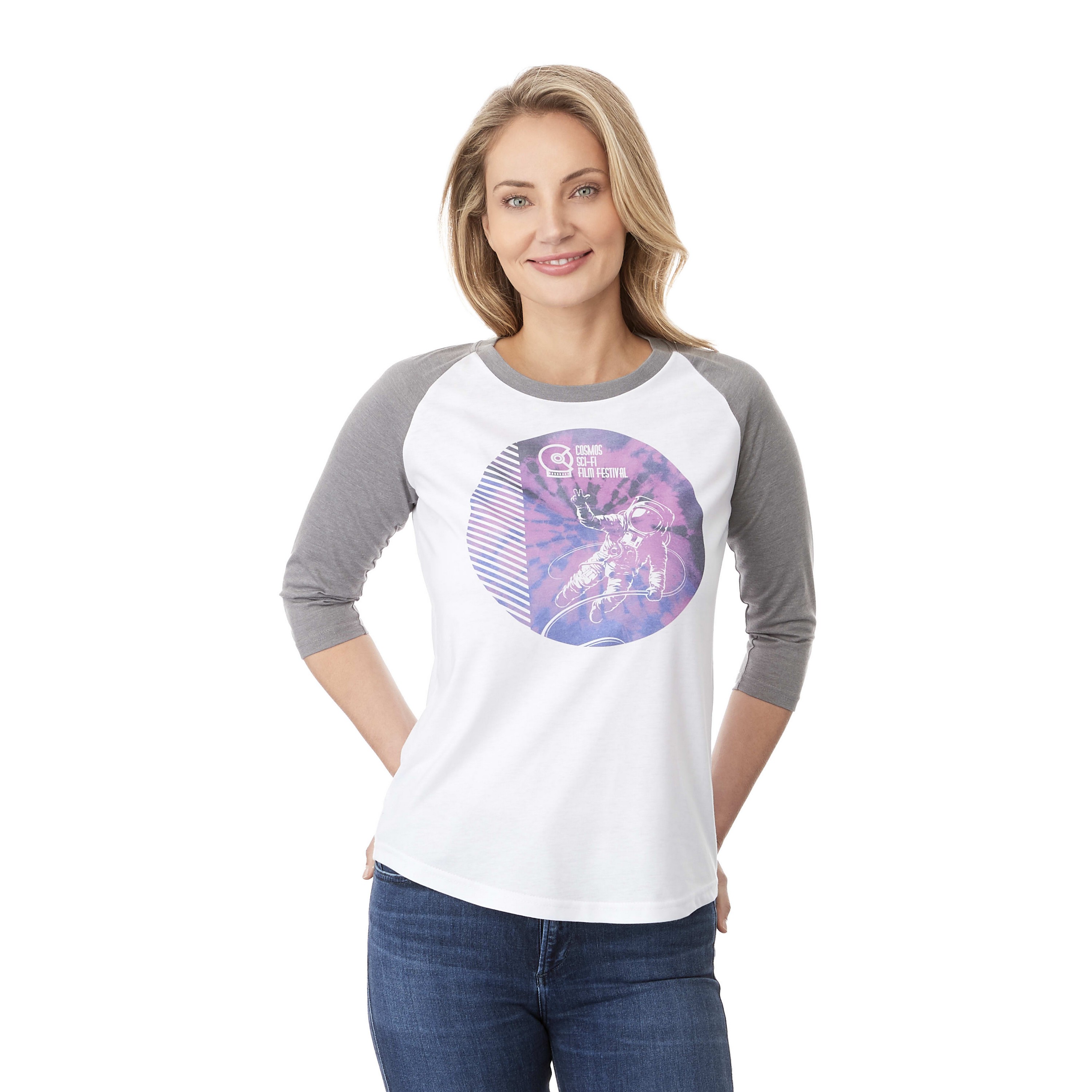 Picture of Women's DAKOTA Three Quarter Raglan Tee