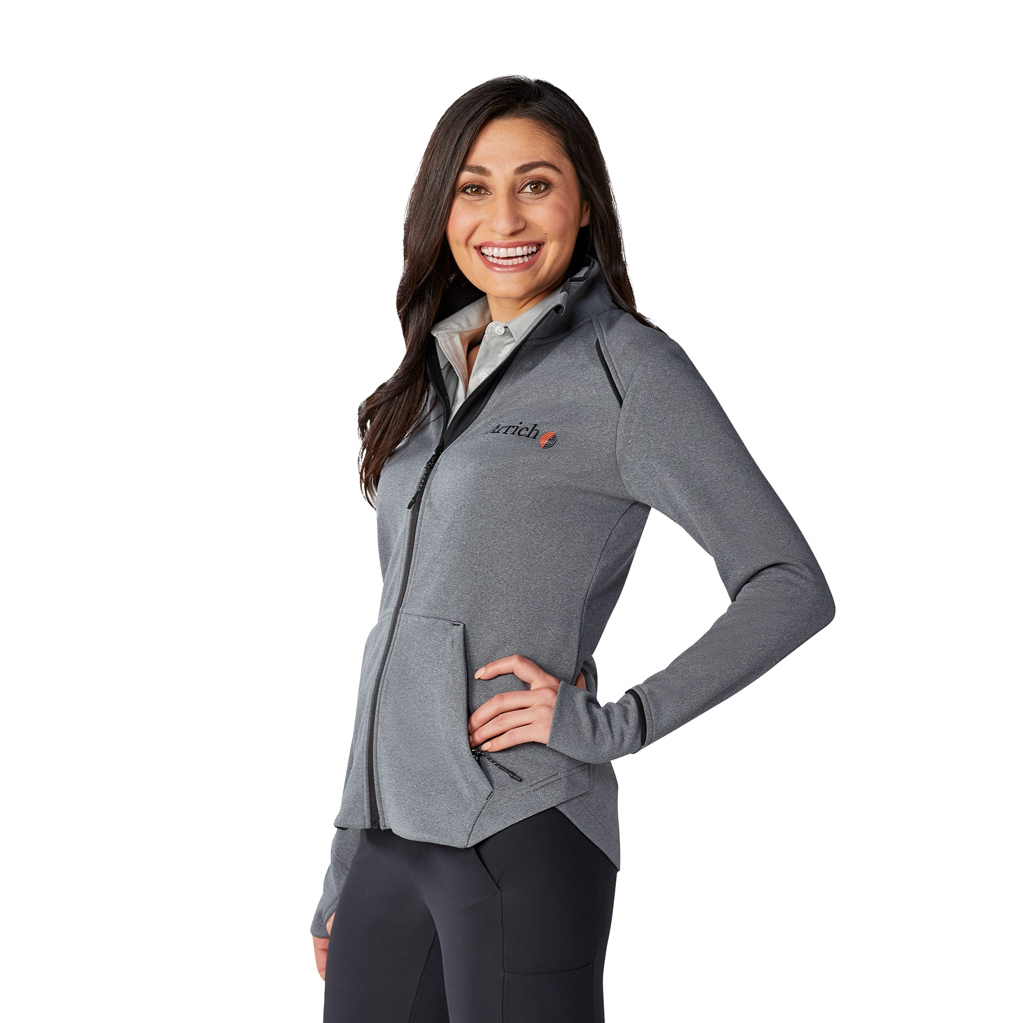 Picture of Women's TAMARACK Full Zip Performance Jacket with Thumb Holes