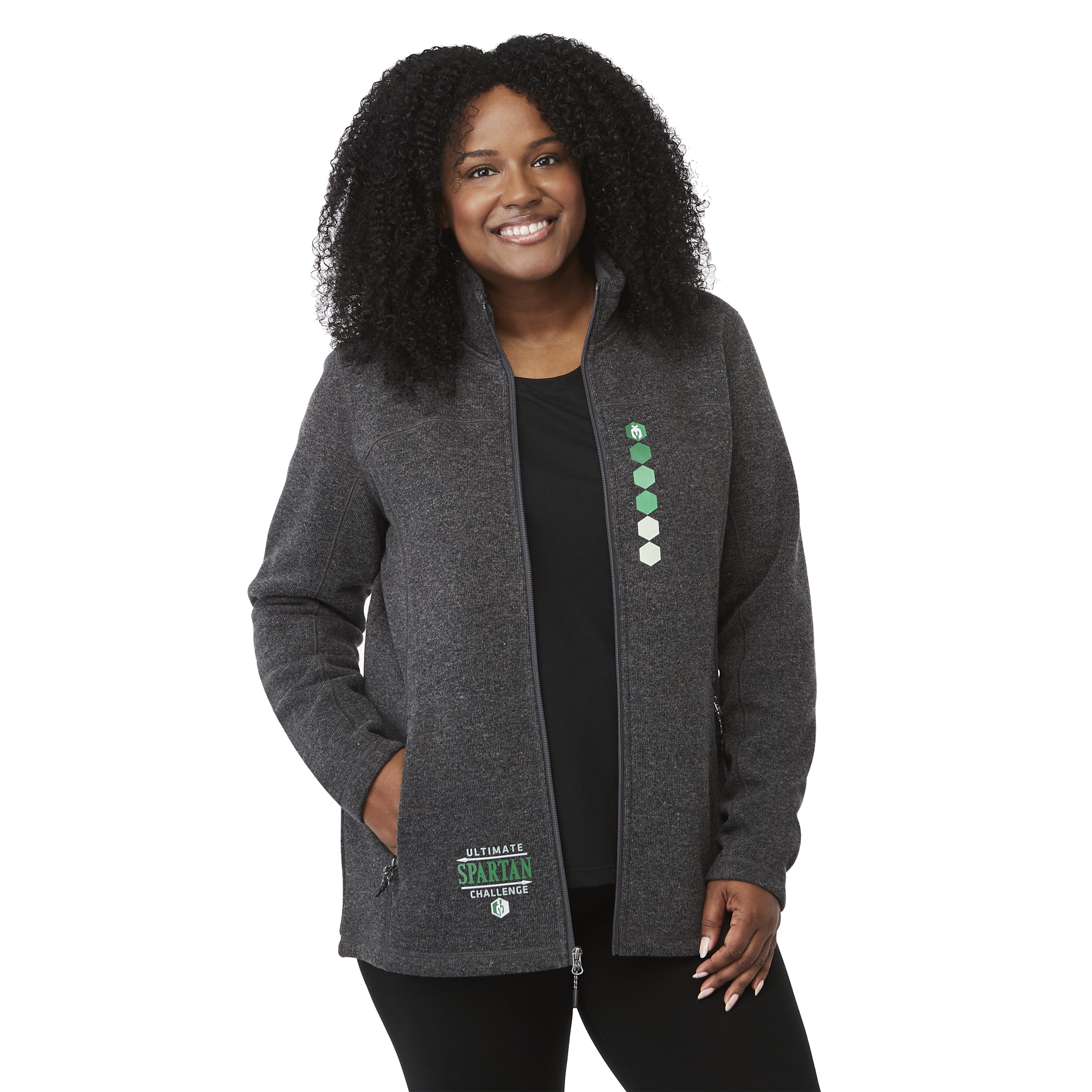 Picture of Women's DARNELL Eco Knit Full Zip Sweater