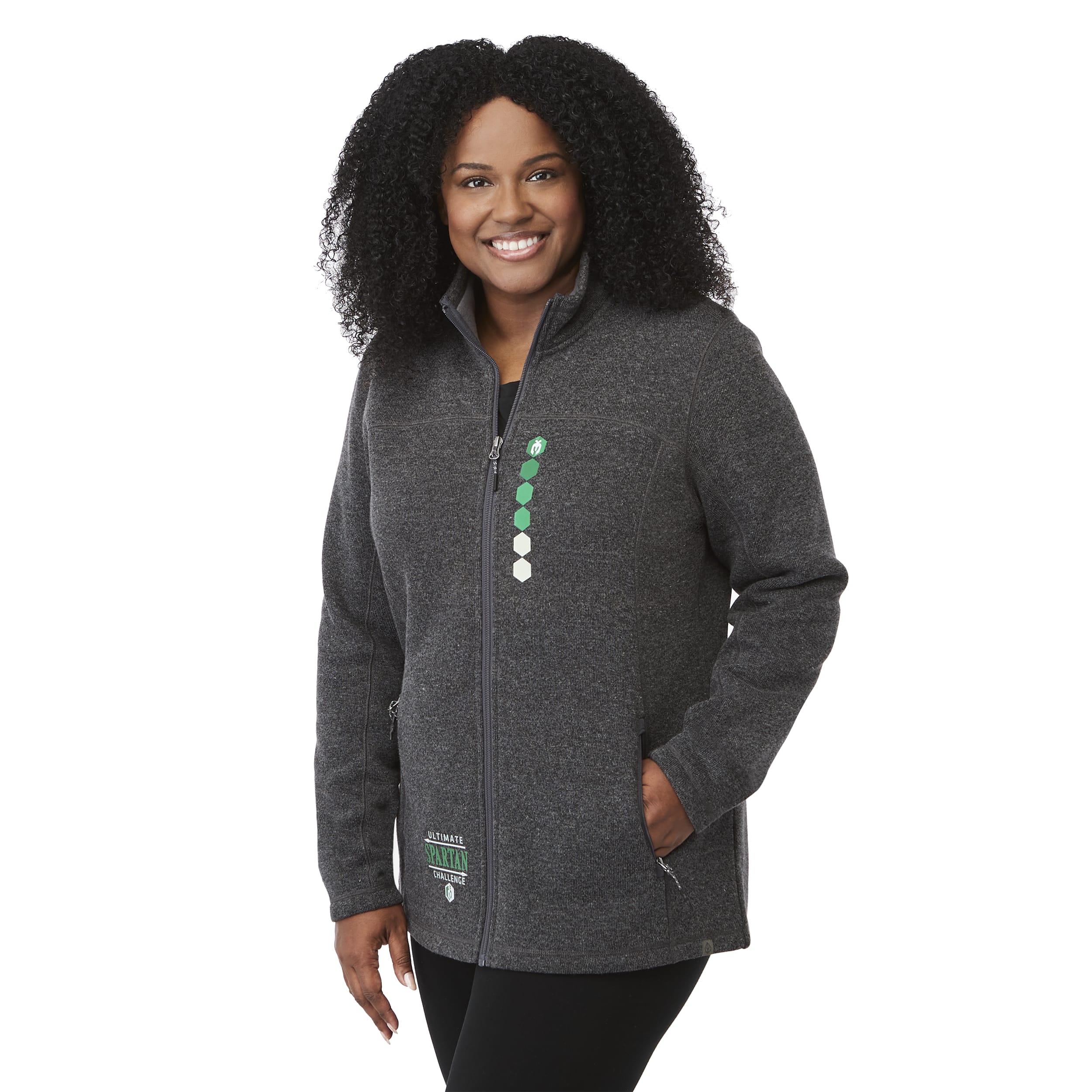 Picture of Women's DARNELL Eco Knit Full Zip Sweater