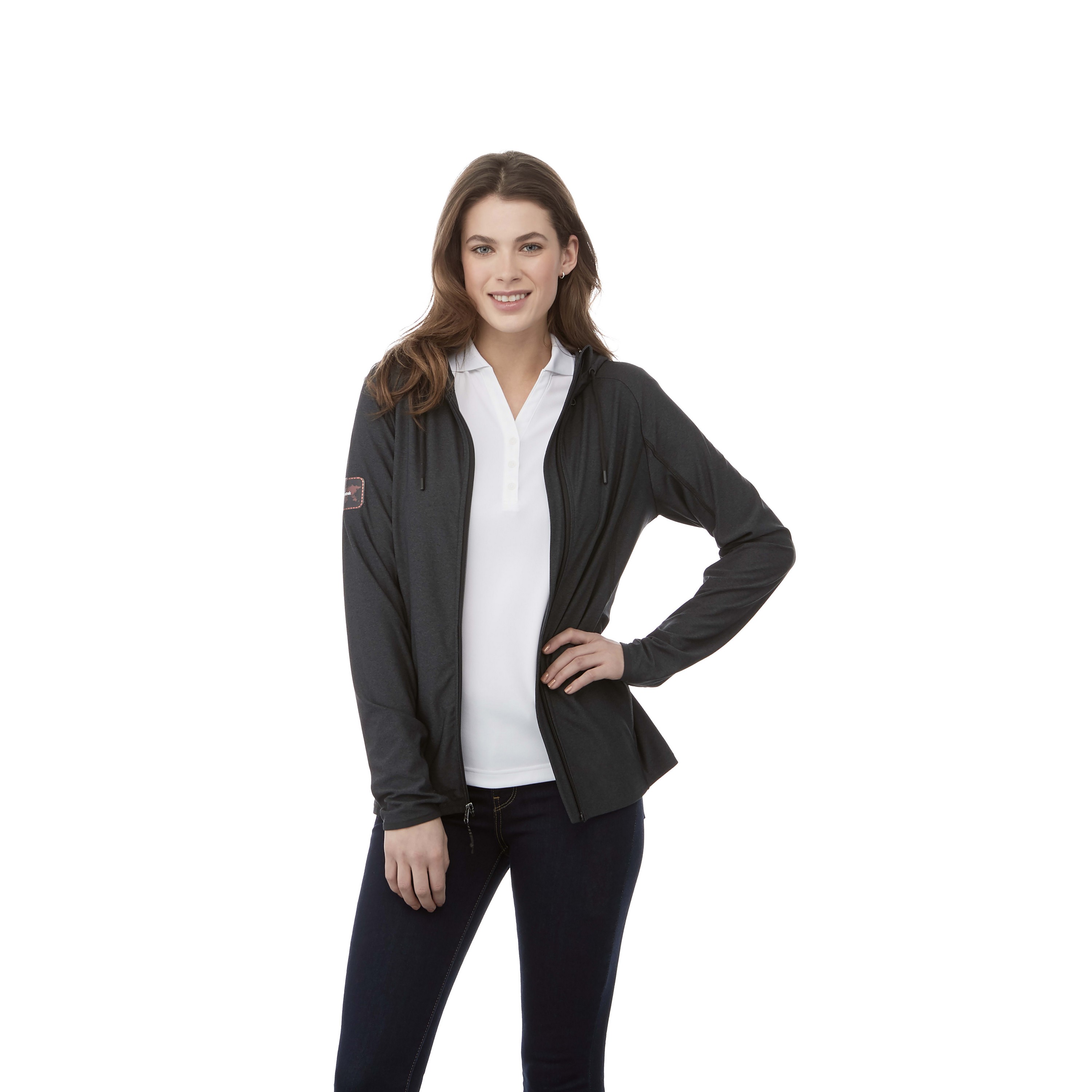 Picture of Women's KAISER Stretch Knit Full Zip Lightweight Jacket Hoodie