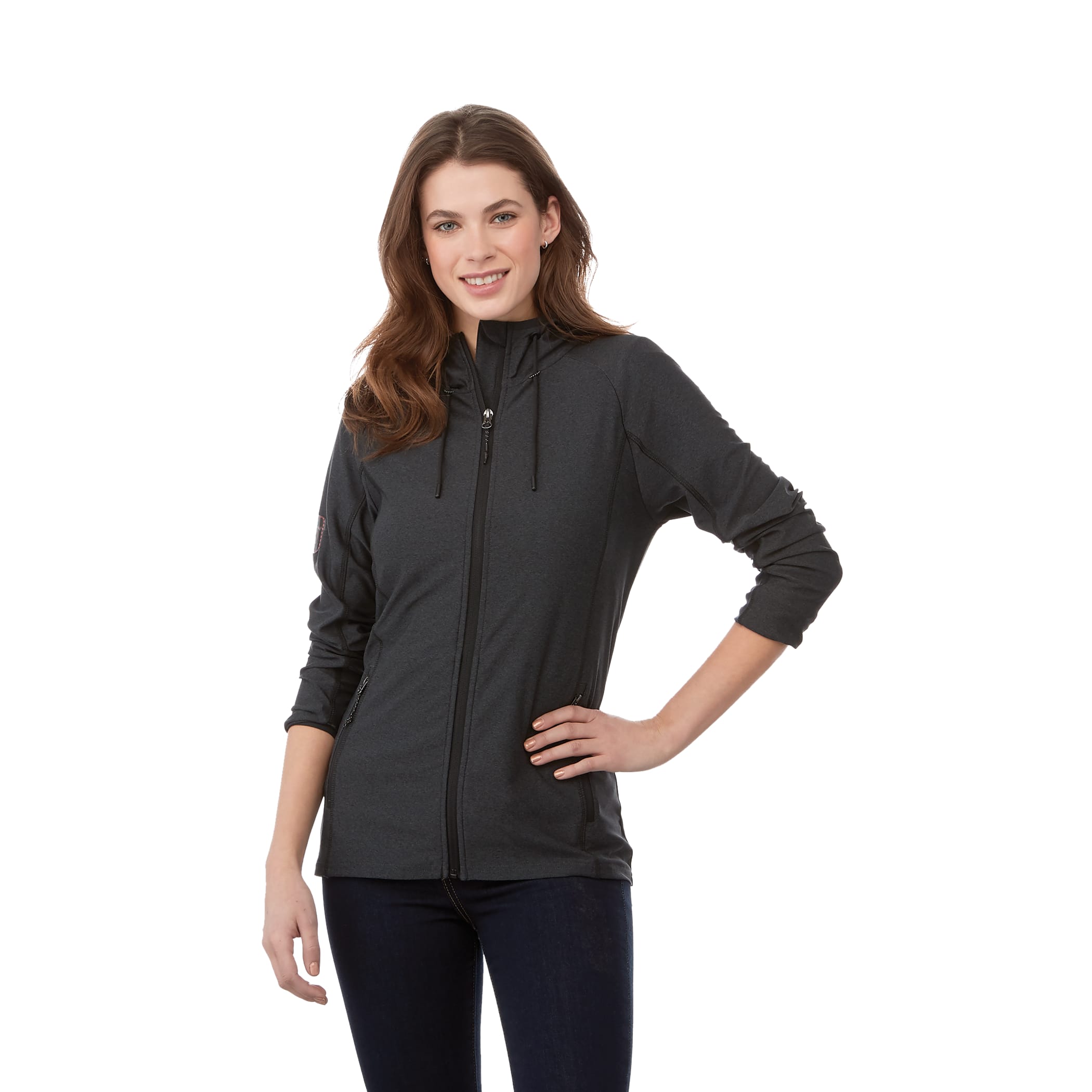 Picture of Women's KAISER Stretch Knit Full Zip Lightweight Jacket Hoodie