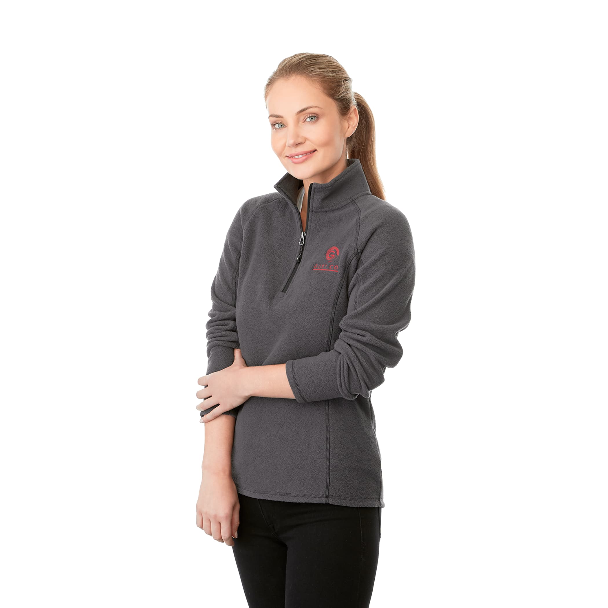 Picture of Women's BOWLEN Poly Microfleece Half Zip