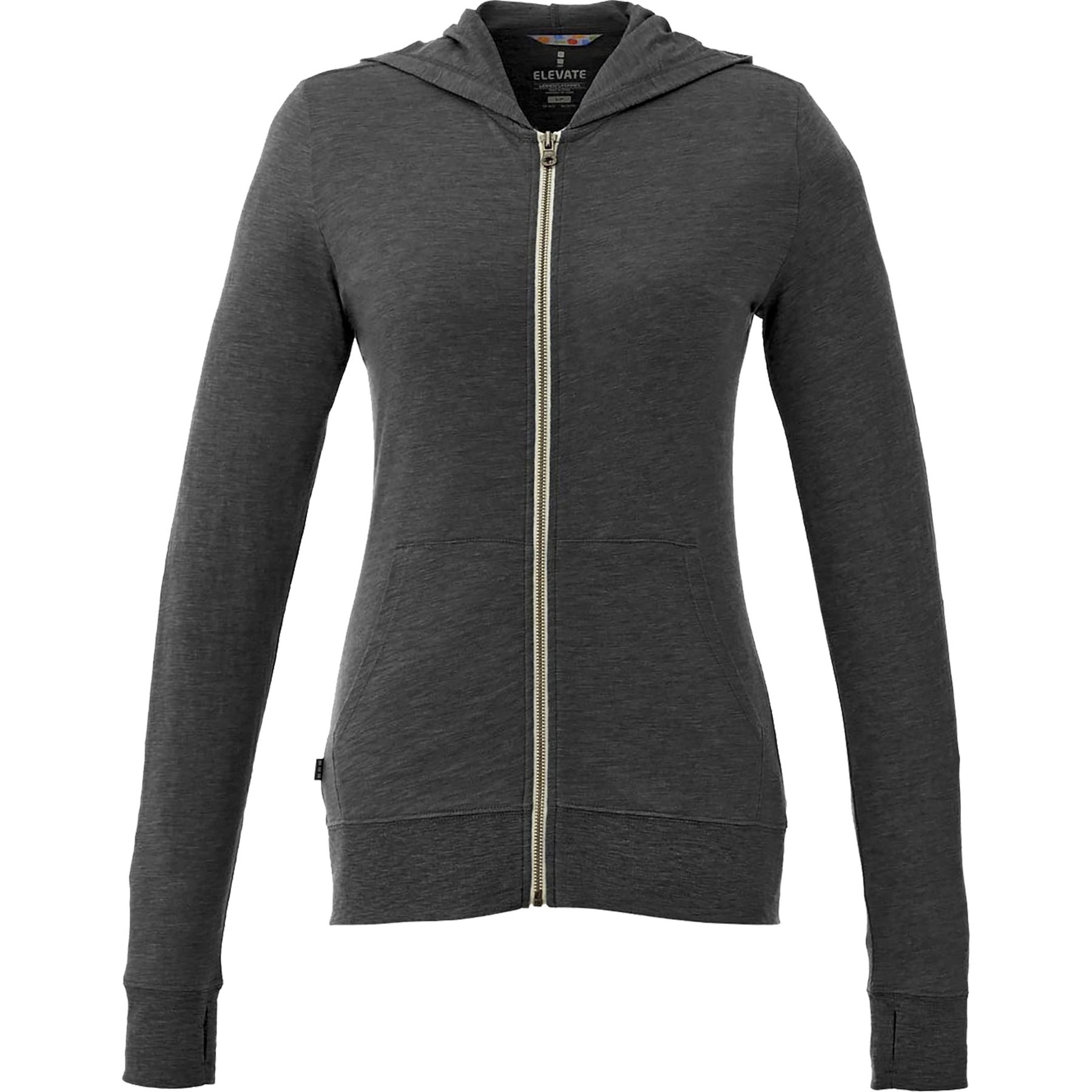 Picture of Women's GARNER Lightweight Knit Full Zip Hoodie with Thumb Holes