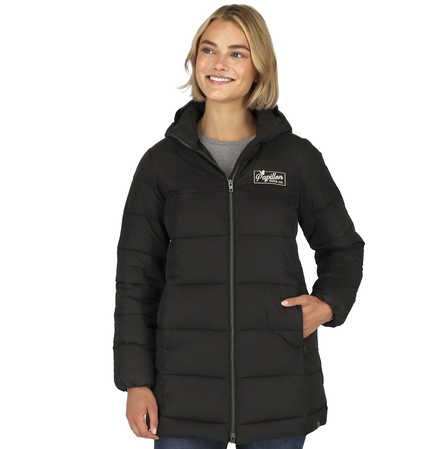 Picture of Womens GENEVA Eco Long Packable Insulated Jacket